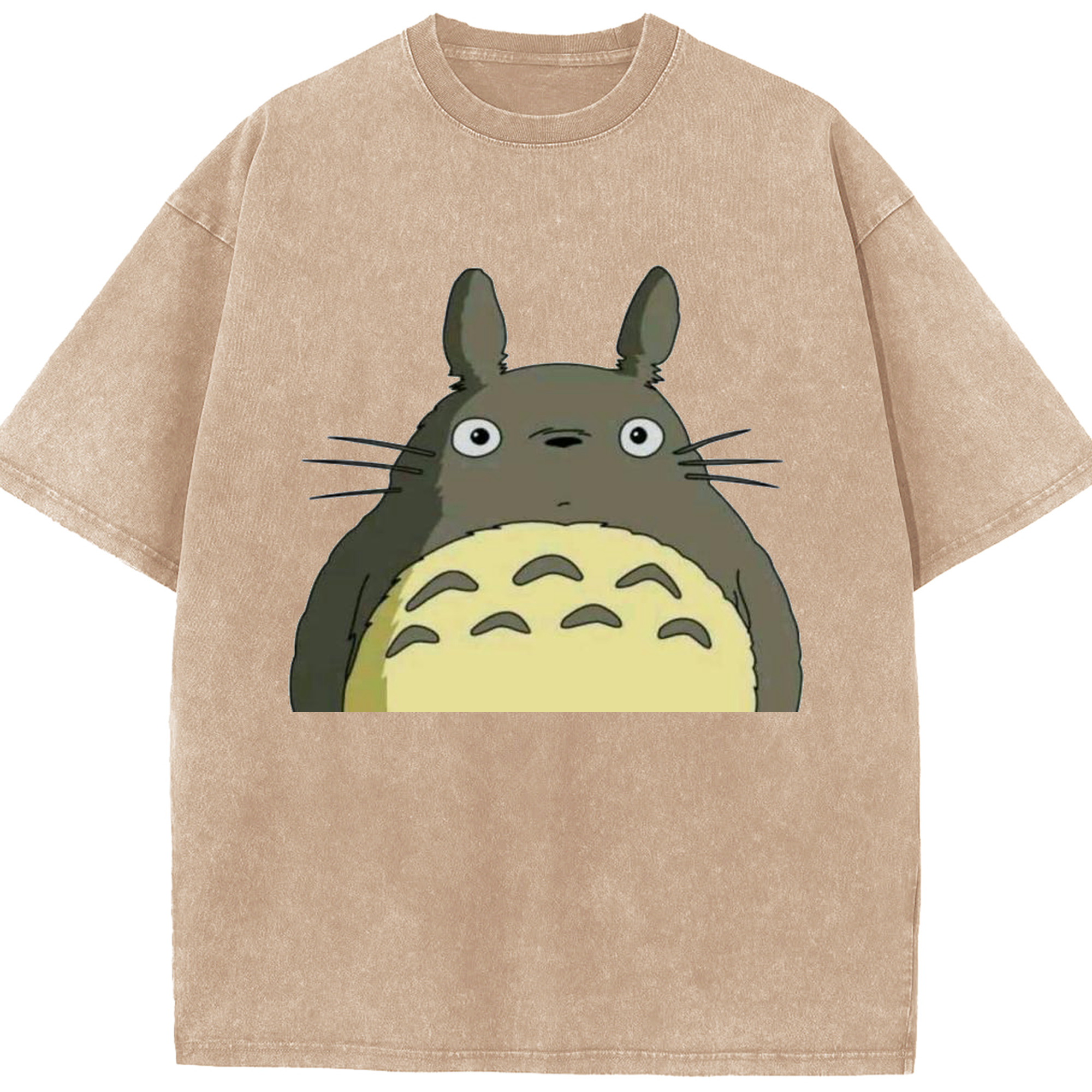 （画像用） となりのトトロ 草壁メイ 草壁サツキ My Neighbor Totoro Satsuki Kusakabe Mei Kusakabe 綿100% ヴィンテージ風 半袖Tシャツ（フロントプリント）