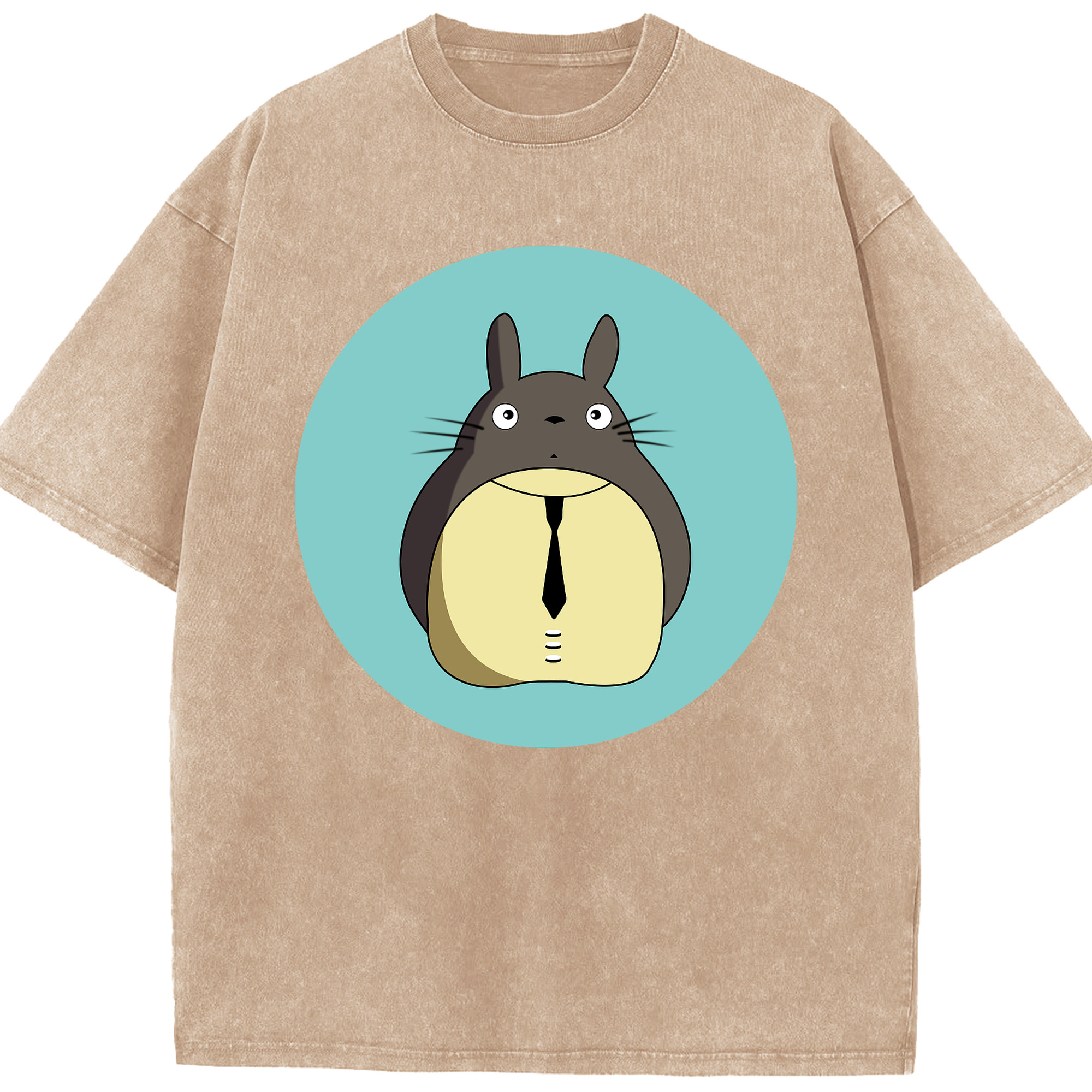 （画像用） となりのトトロ 草壁メイ 草壁サツキ My Neighbor Totoro Satsuki Kusakabe Mei Kusakabe 綿100% ヴィンテージ風 半袖Tシャツ（フロントプリント）