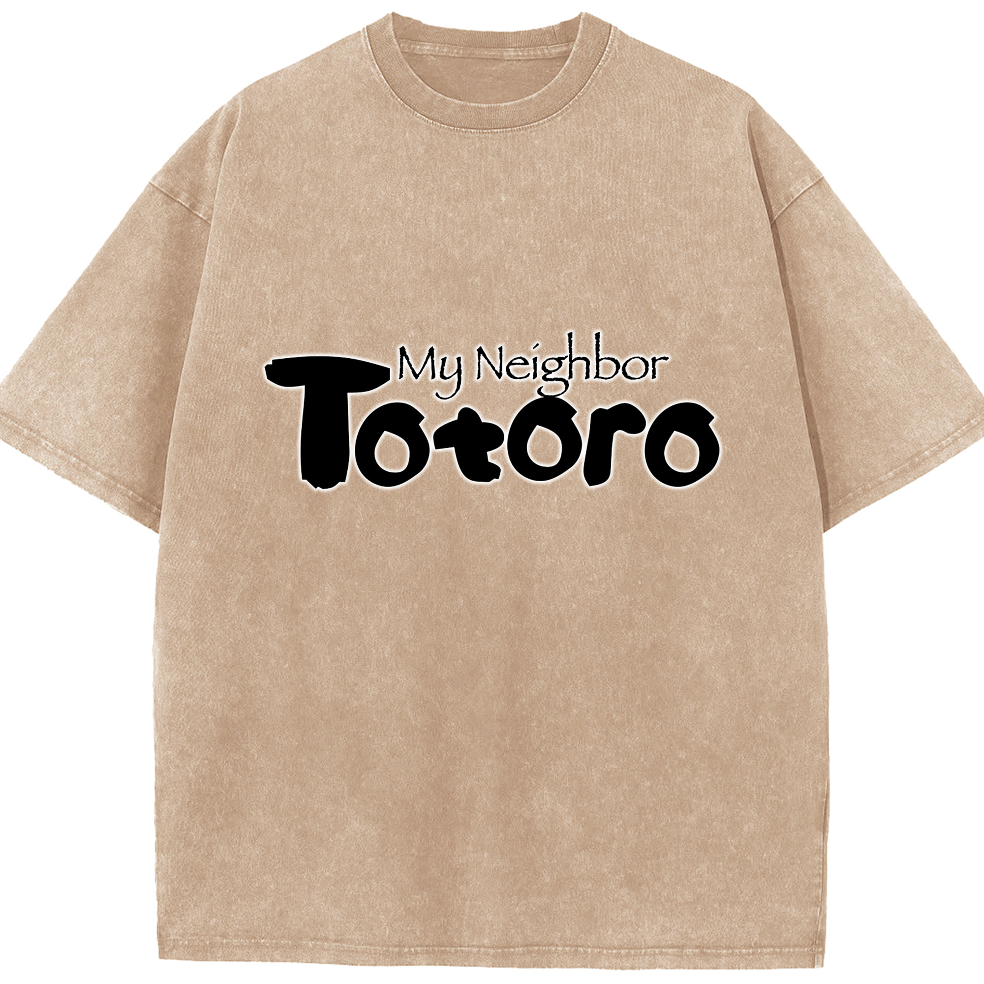 （画像用） となりのトトロ 草壁メイ 草壁サツキ My Neighbor Totoro Satsuki Kusakabe Mei Kusakabe 綿100% ヴィンテージ風 半袖Tシャツ（フロントプリント）