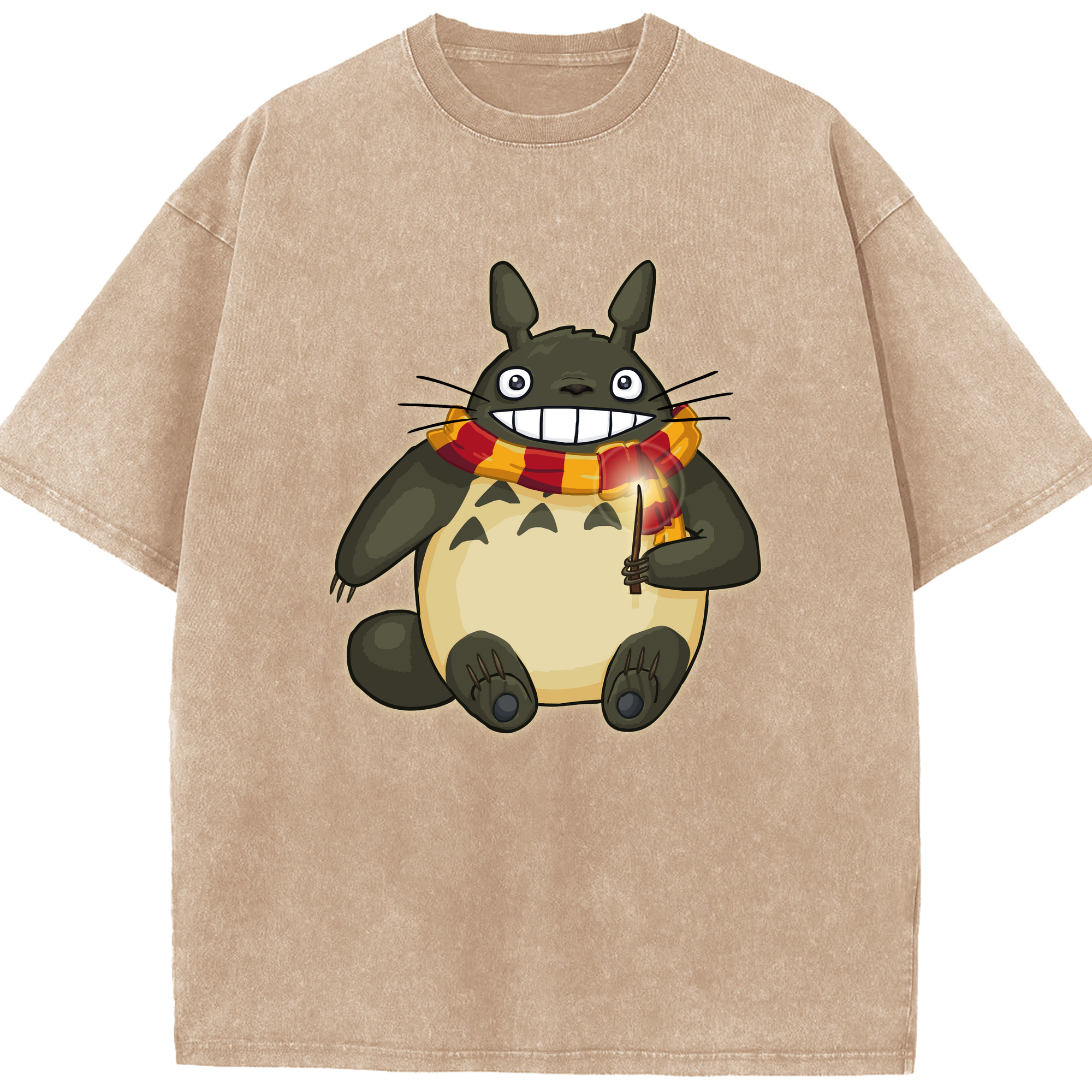 （画像用） となりのトトロ 草壁メイ 草壁サツキ My Neighbor Totoro Satsuki Kusakabe Mei Kusakabe 綿100% ヴィンテージ風 半袖Tシャツ（フロントプリント）