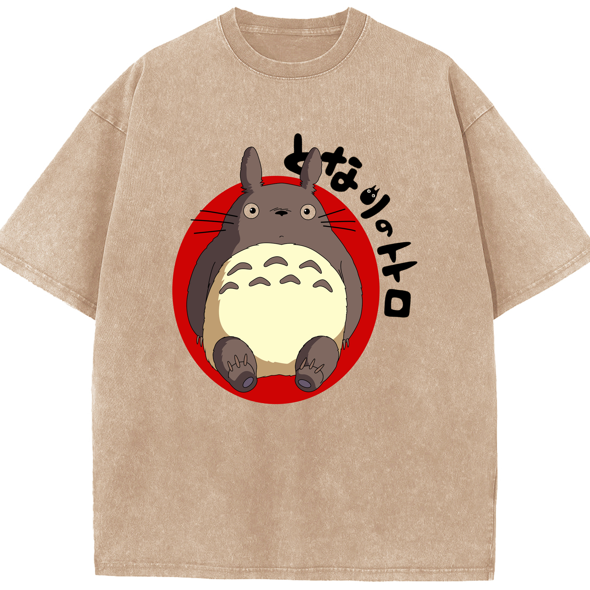 （画像用） となりのトトロ 草壁メイ 草壁サツキ My Neighbor Totoro Satsuki Kusakabe Mei Kusakabe 綿100% ヴィンテージ風 半袖Tシャツ（フロントプリント）