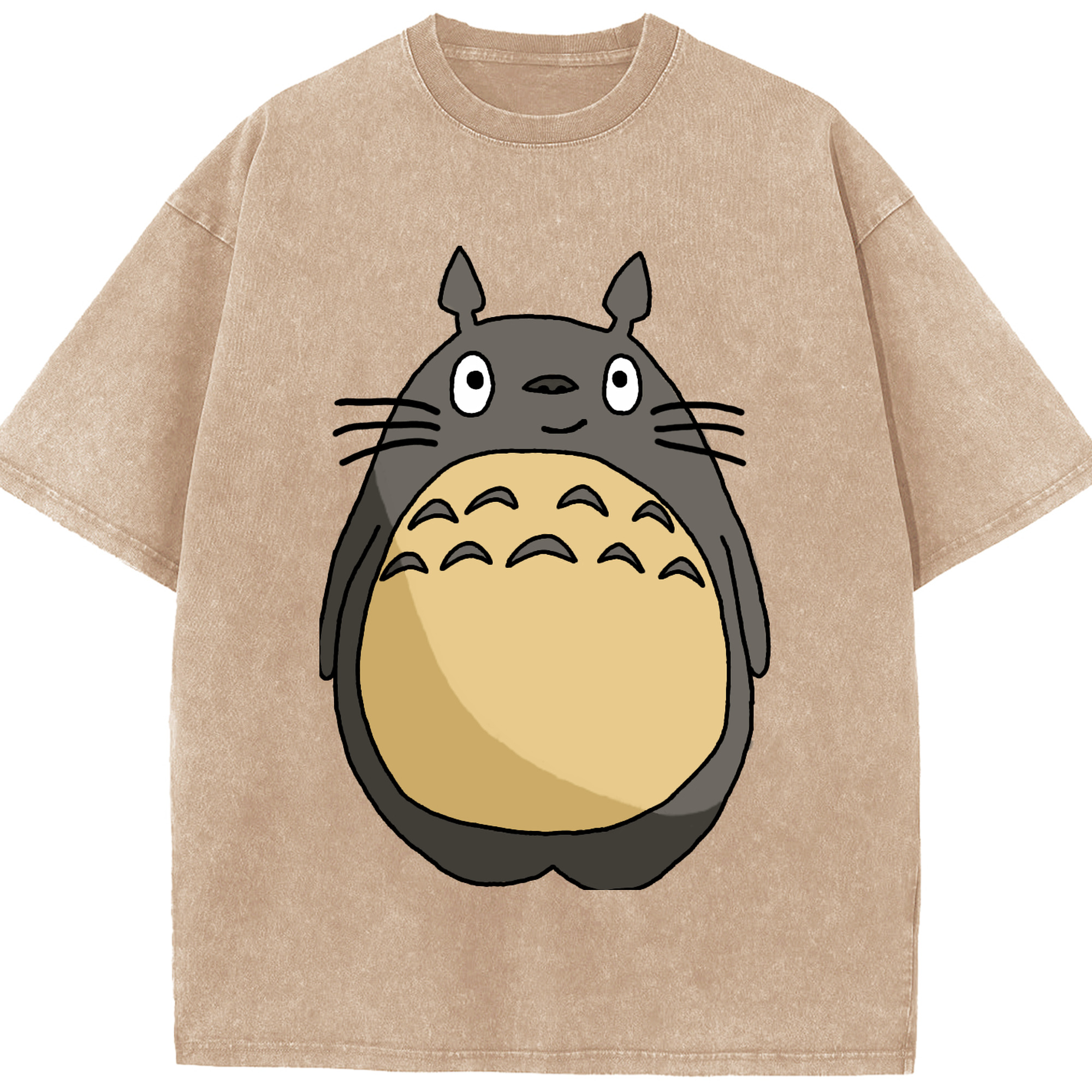 （画像用） となりのトトロ 草壁メイ 草壁サツキ My Neighbor Totoro Satsuki Kusakabe Mei Kusakabe 綿100% ヴィンテージ風 半袖Tシャツ（フロントプリント）