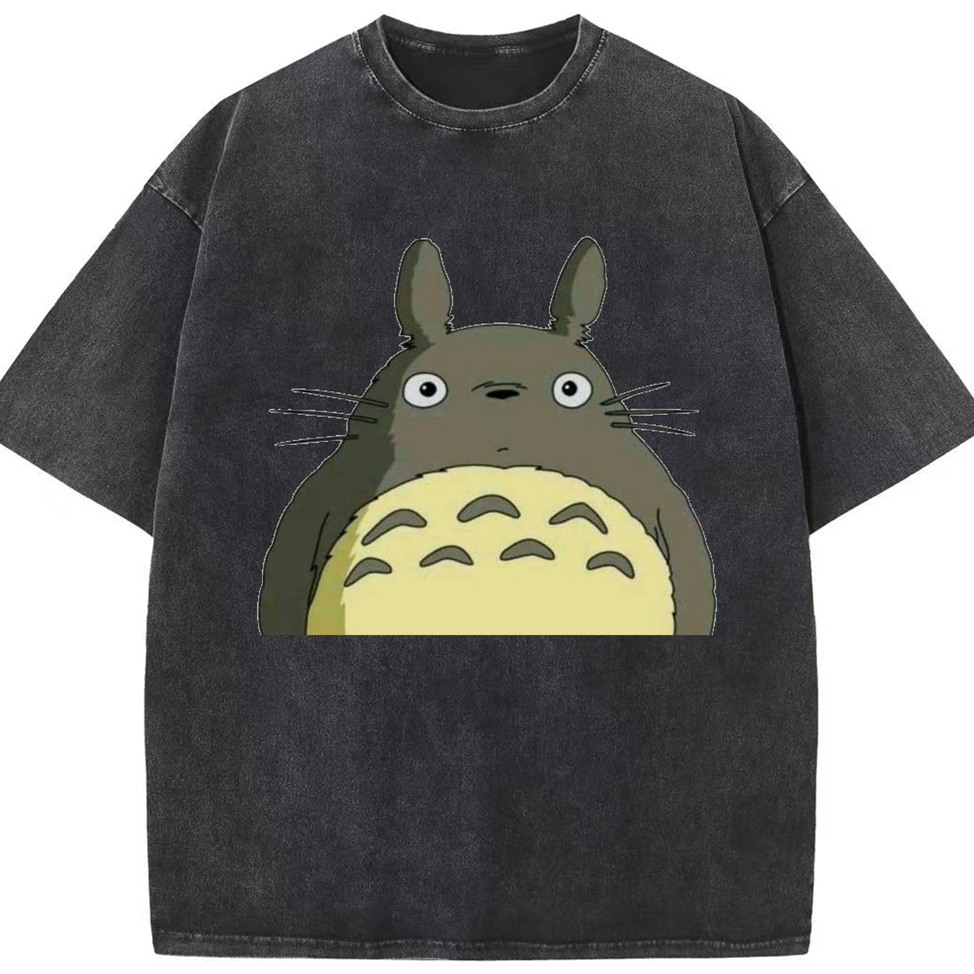 （画像用） となりのトトロ 草壁メイ 草壁サツキ My Neighbor Totoro Satsuki Kusakabe Mei Kusakabe 綿100% ヴィンテージ風 半袖Tシャツ（フロントプリント）
