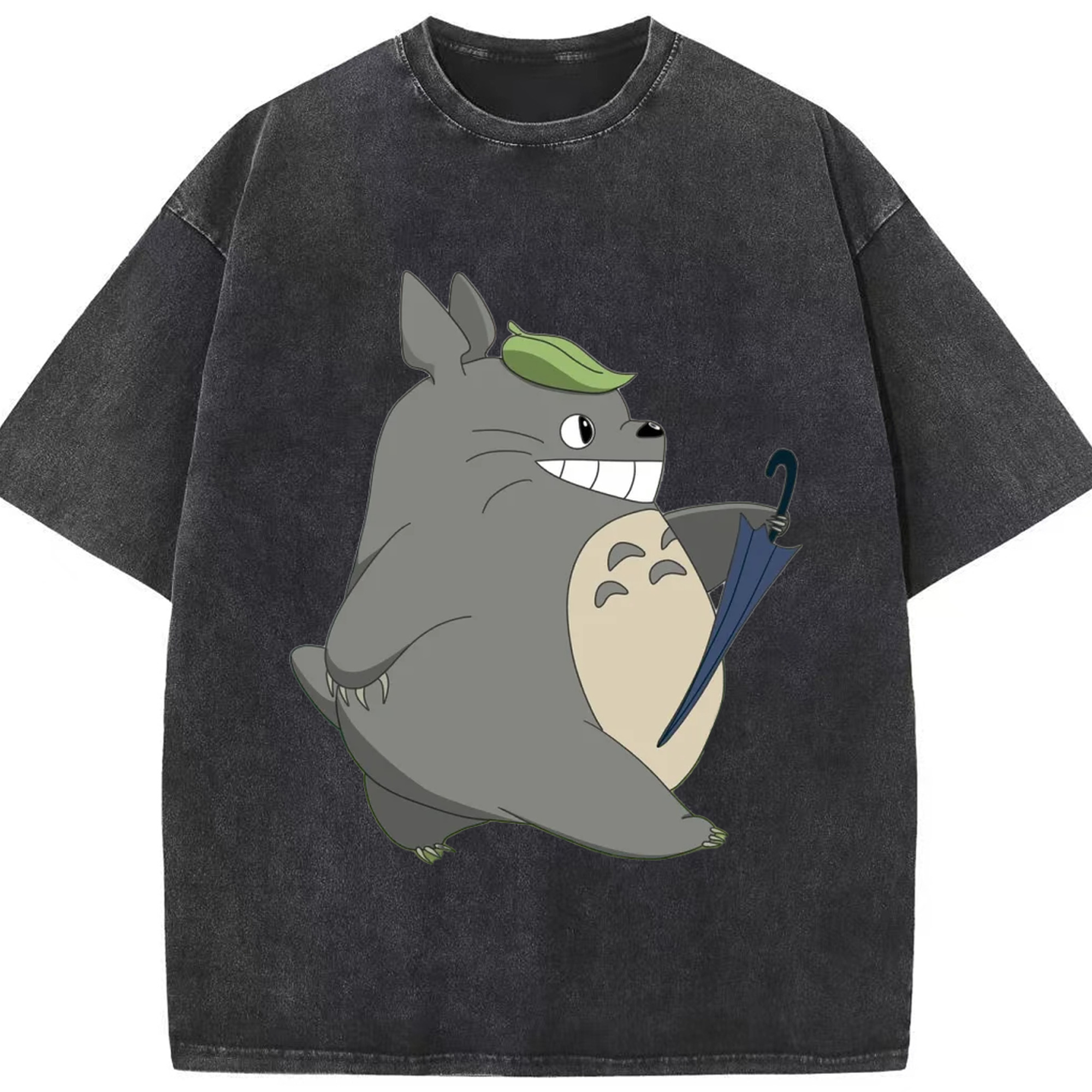 （画像用） となりのトトロ 草壁メイ 草壁サツキ My Neighbor Totoro Satsuki Kusakabe Mei Kusakabe 綿100% ヴィンテージ風 半袖Tシャツ（フロントプリント）