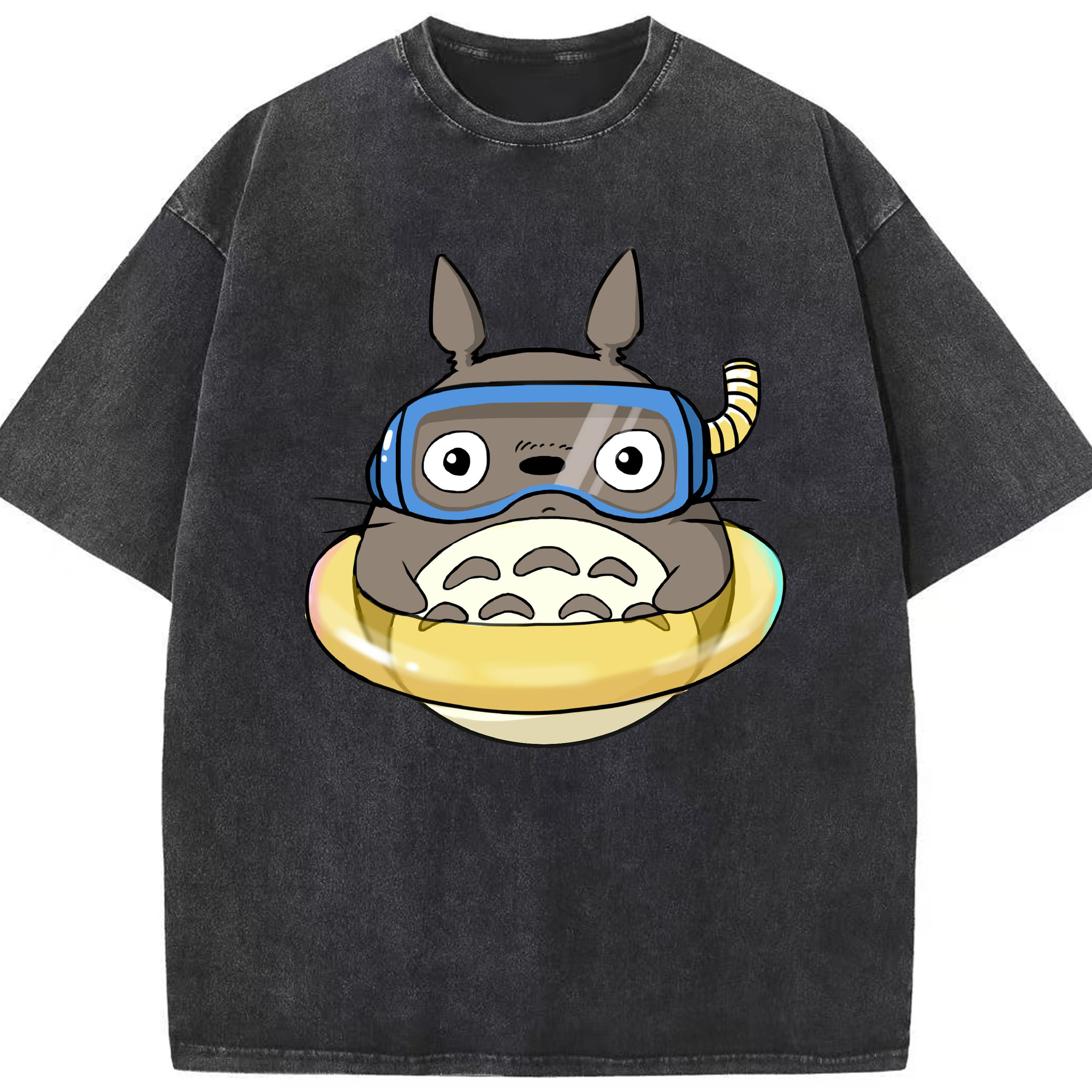 （画像用） となりのトトロ 草壁メイ 草壁サツキ My Neighbor Totoro Satsuki Kusakabe Mei Kusakabe 綿100% ヴィンテージ風 半袖Tシャツ（フロントプリント）