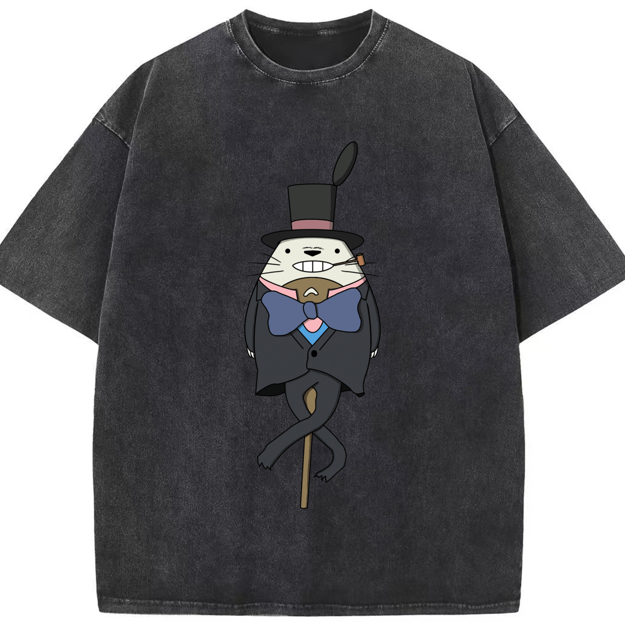 （画像用） となりのトトロ 草壁メイ 草壁サツキ My Neighbor Totoro Satsuki Kusakabe Mei Kusakabe 綿100% ヴィンテージ風 半袖Tシャツ（フロントプリント）