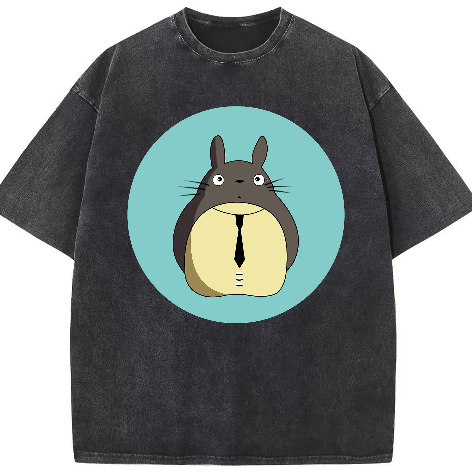 （画像用） となりのトトロ 草壁メイ 草壁サツキ My Neighbor Totoro Satsuki Kusakabe Mei Kusakabe 綿100% ヴィンテージ風 半袖Tシャツ（フロントプリント）