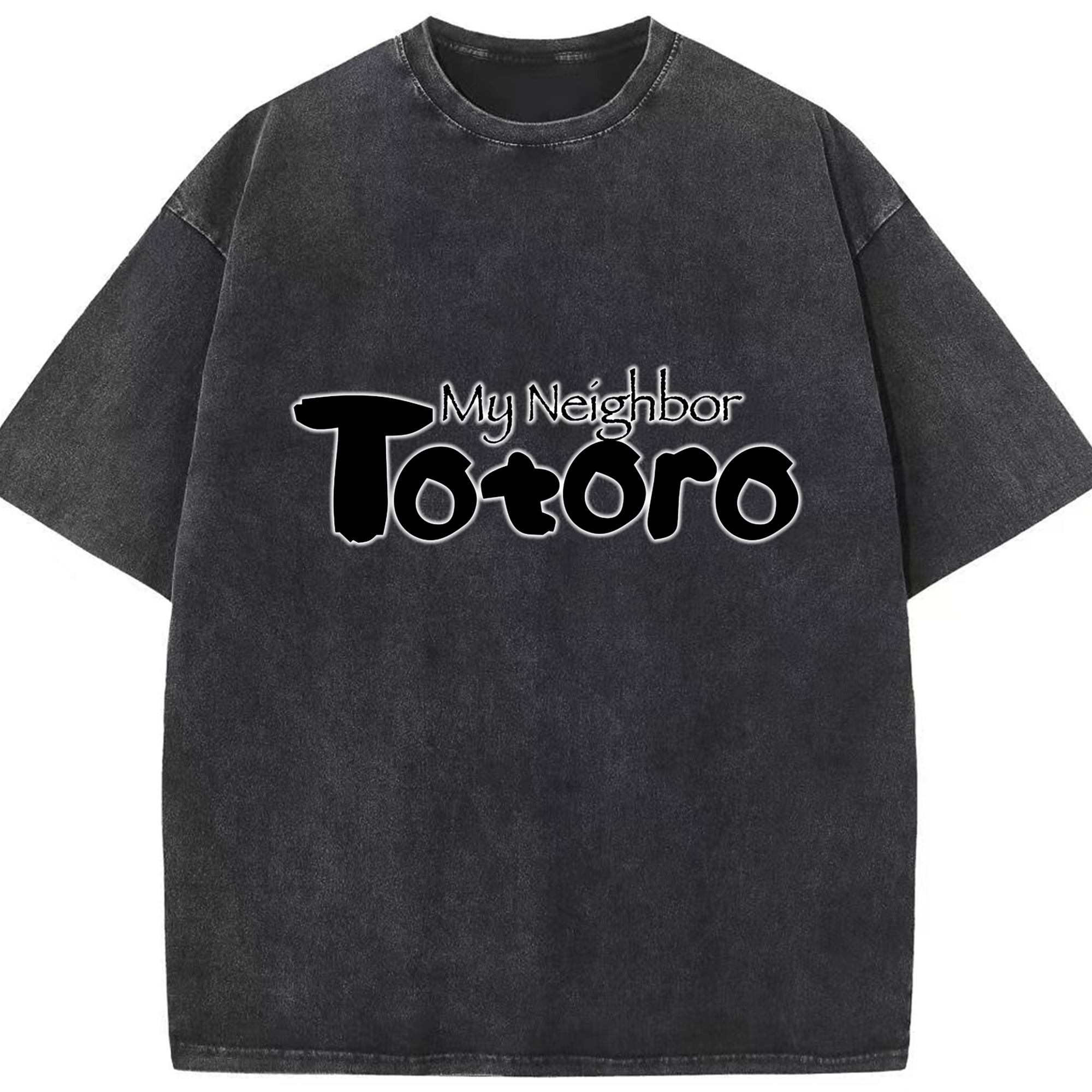 （画像用） となりのトトロ 草壁メイ 草壁サツキ My Neighbor Totoro Satsuki Kusakabe Mei Kusakabe 綿100% ヴィンテージ風 半袖Tシャツ（フロントプリント）