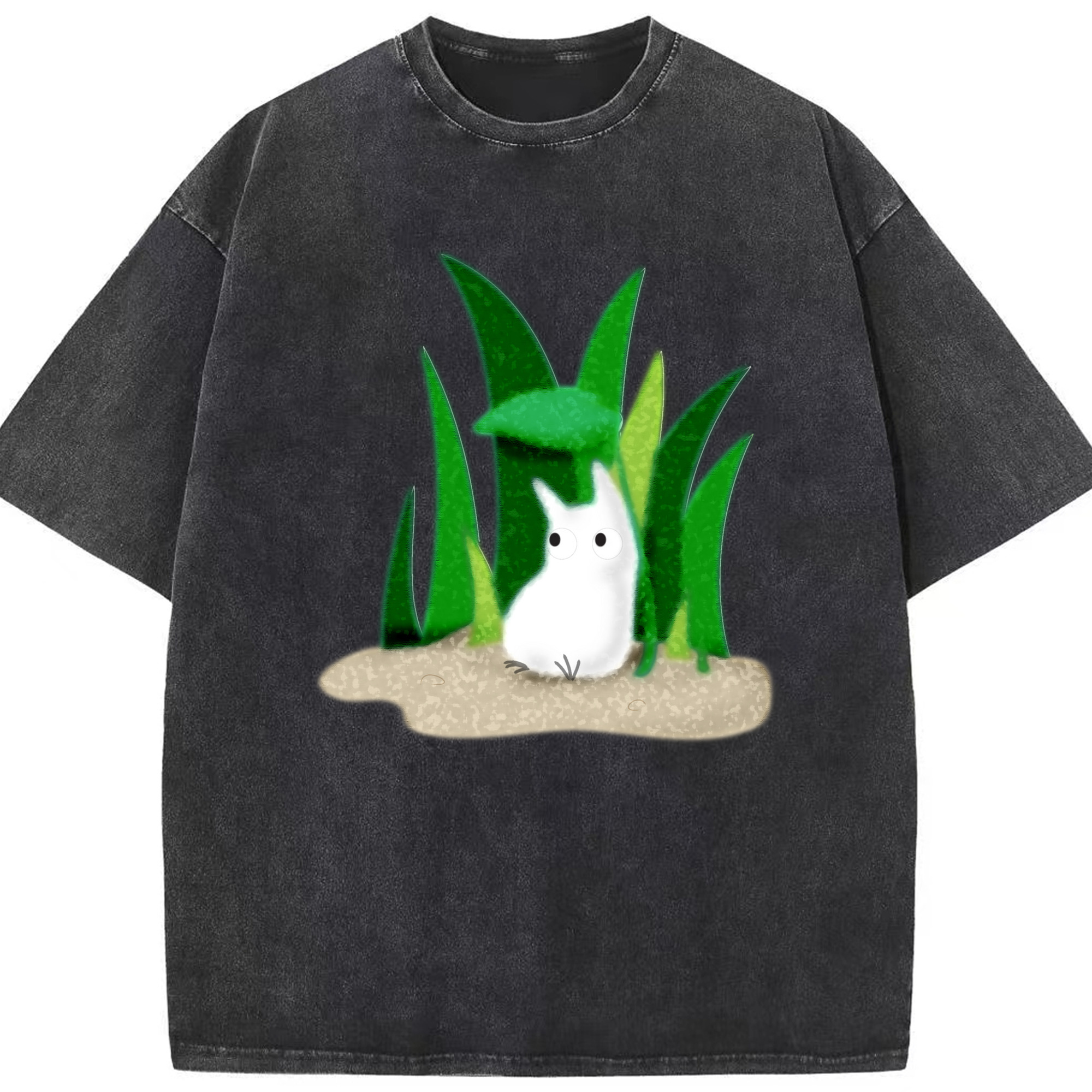 （画像用） となりのトトロ 草壁メイ 草壁サツキ My Neighbor Totoro Satsuki Kusakabe Mei Kusakabe 綿100% ヴィンテージ風 半袖Tシャツ（フロントプリント）