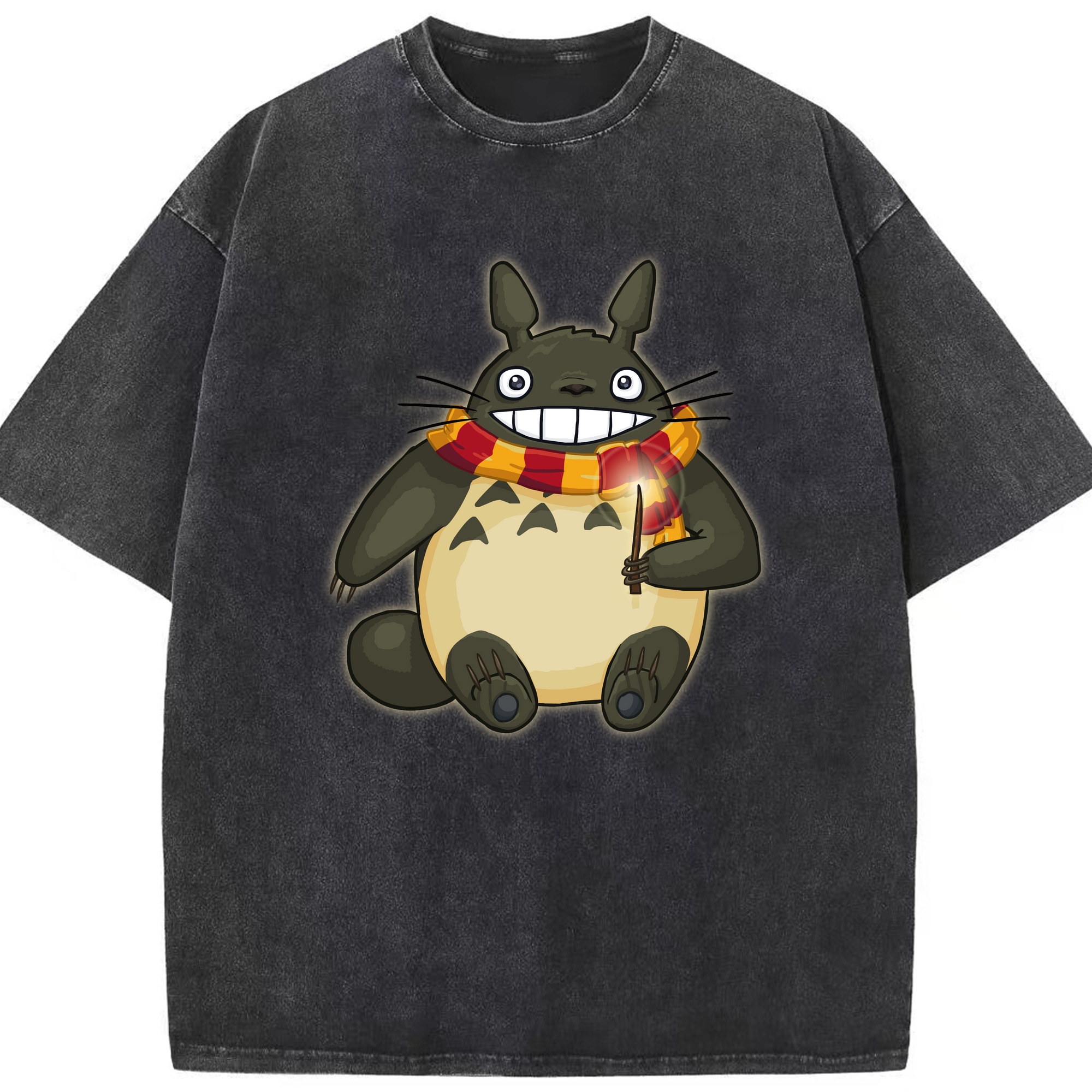（画像用） となりのトトロ 草壁メイ 草壁サツキ My Neighbor Totoro Satsuki Kusakabe Mei Kusakabe 綿100% ヴィンテージ風 半袖Tシャツ（フロントプリント）