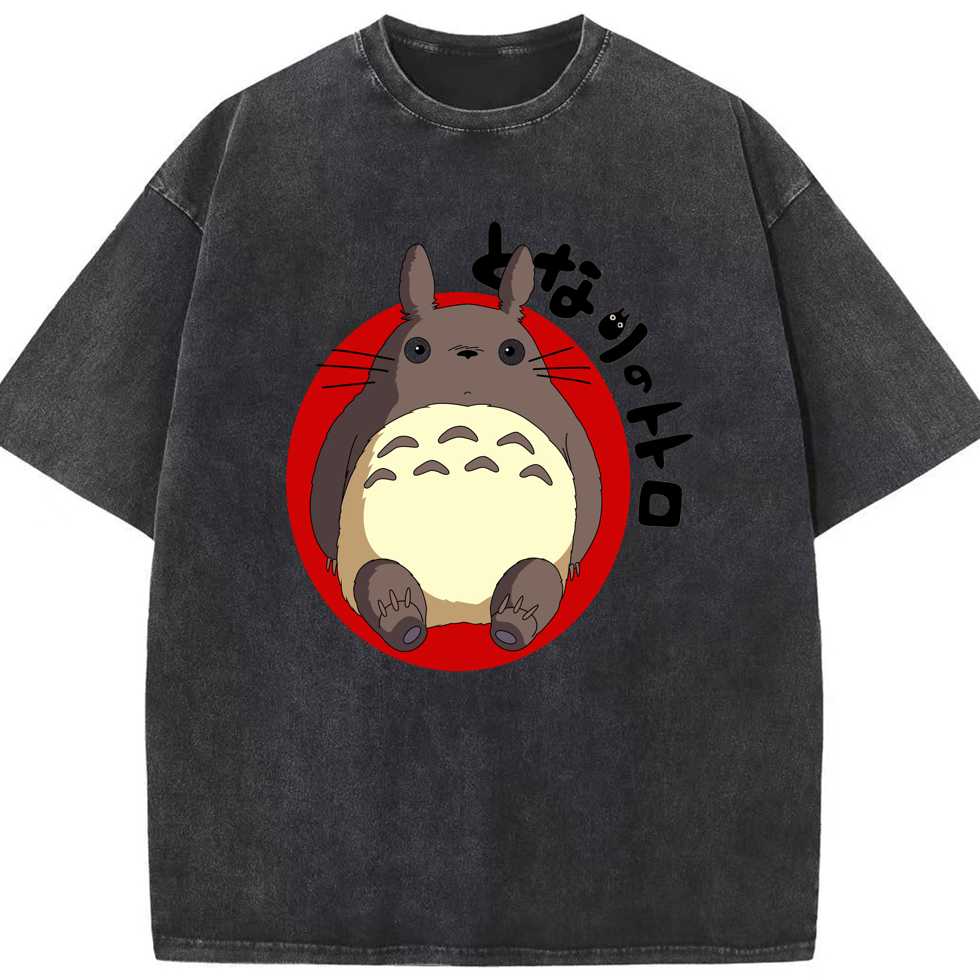 （画像用） となりのトトロ 草壁メイ 草壁サツキ My Neighbor Totoro Satsuki Kusakabe Mei Kusakabe 綿100% ヴィンテージ風 半袖Tシャツ（フロントプリント）