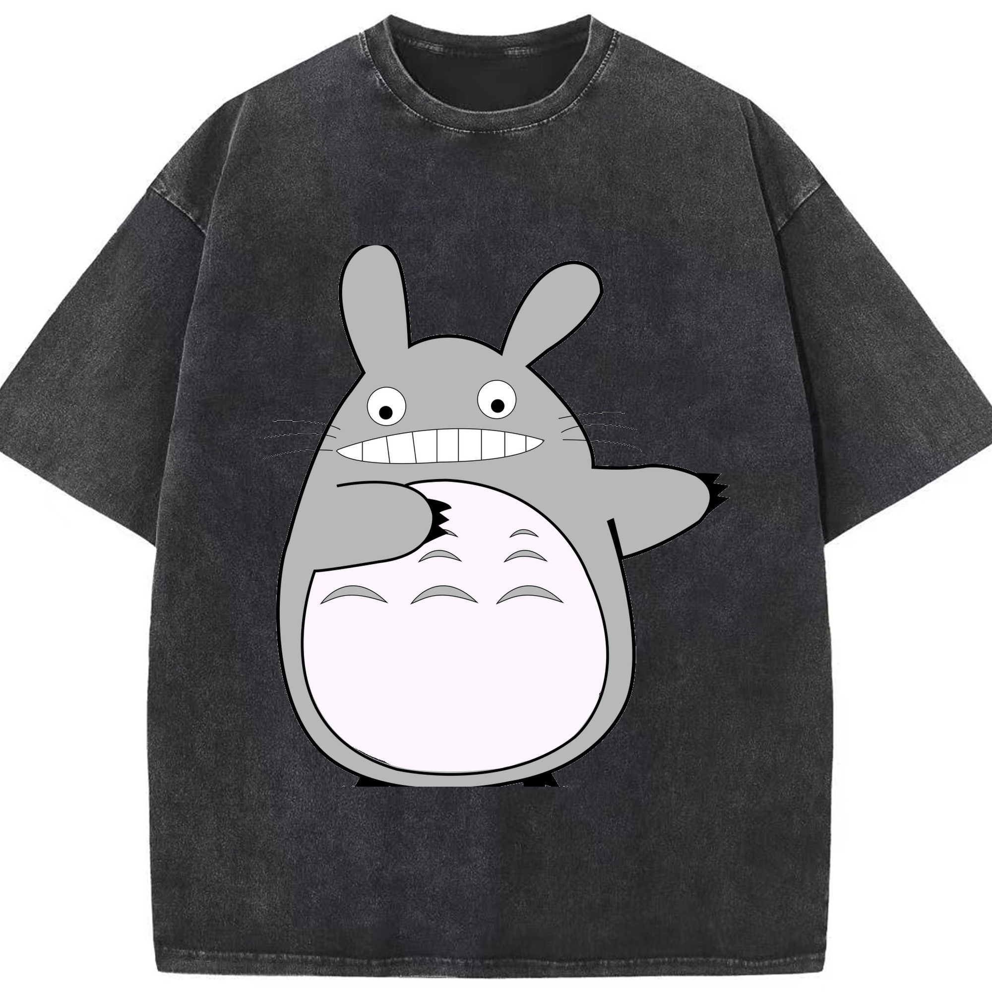 （画像用） となりのトトロ 草壁メイ 草壁サツキ My Neighbor Totoro Satsuki Kusakabe Mei Kusakabe 綿100% ヴィンテージ風 半袖Tシャツ（フロントプリント）