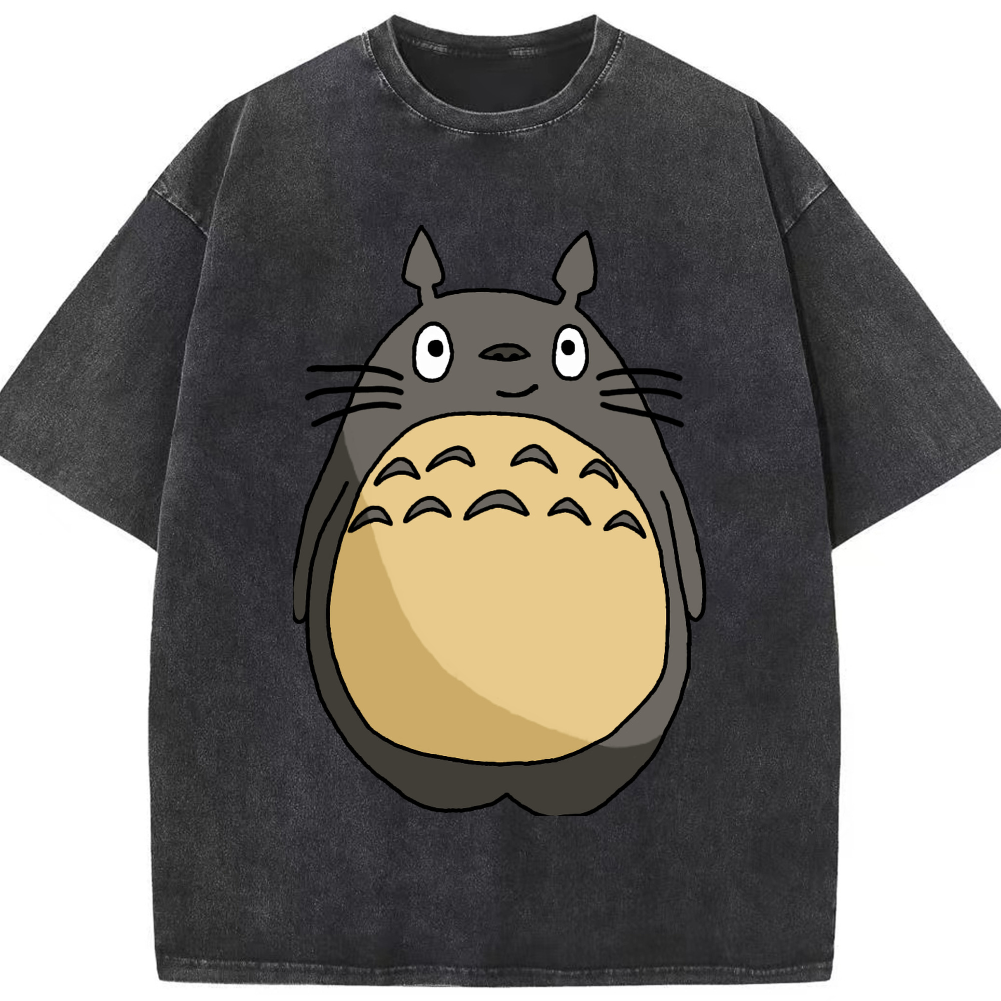 （画像用） となりのトトロ 草壁メイ 草壁サツキ My Neighbor Totoro Satsuki Kusakabe Mei Kusakabe 綿100% ヴィンテージ風 半袖Tシャツ（フロントプリント）