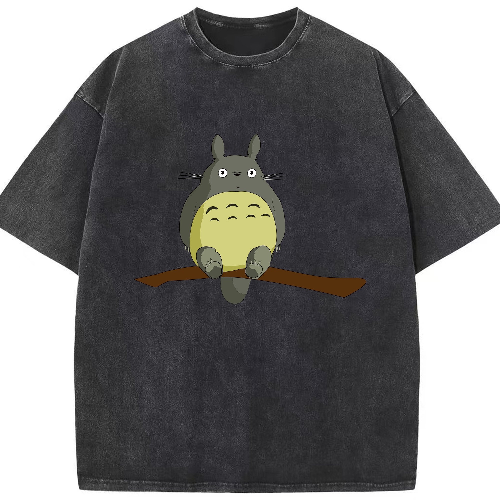 （画像用） となりのトトロ 草壁メイ 草壁サツキ My Neighbor Totoro Satsuki Kusakabe Mei Kusakabe 綿100% ヴィンテージ風 半袖Tシャツ（フロントプリント）