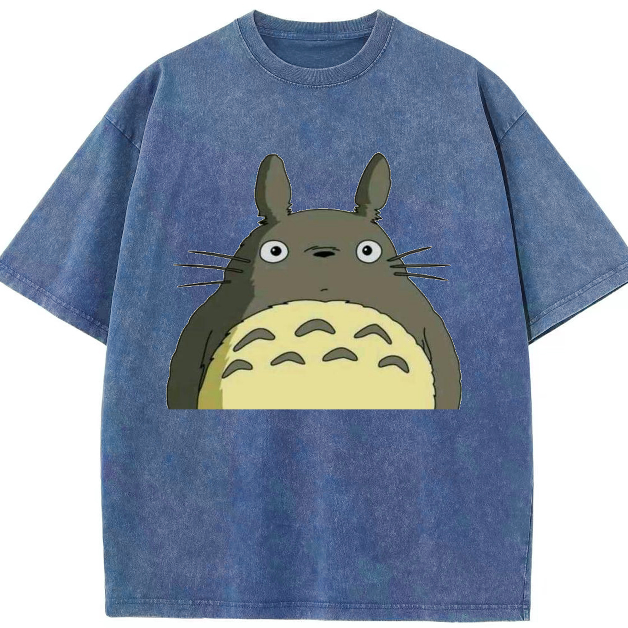 （画像用） となりのトトロ 草壁メイ 草壁サツキ My Neighbor Totoro Satsuki Kusakabe Mei Kusakabe 綿100% ヴィンテージ風 半袖Tシャツ（フロントプリント）