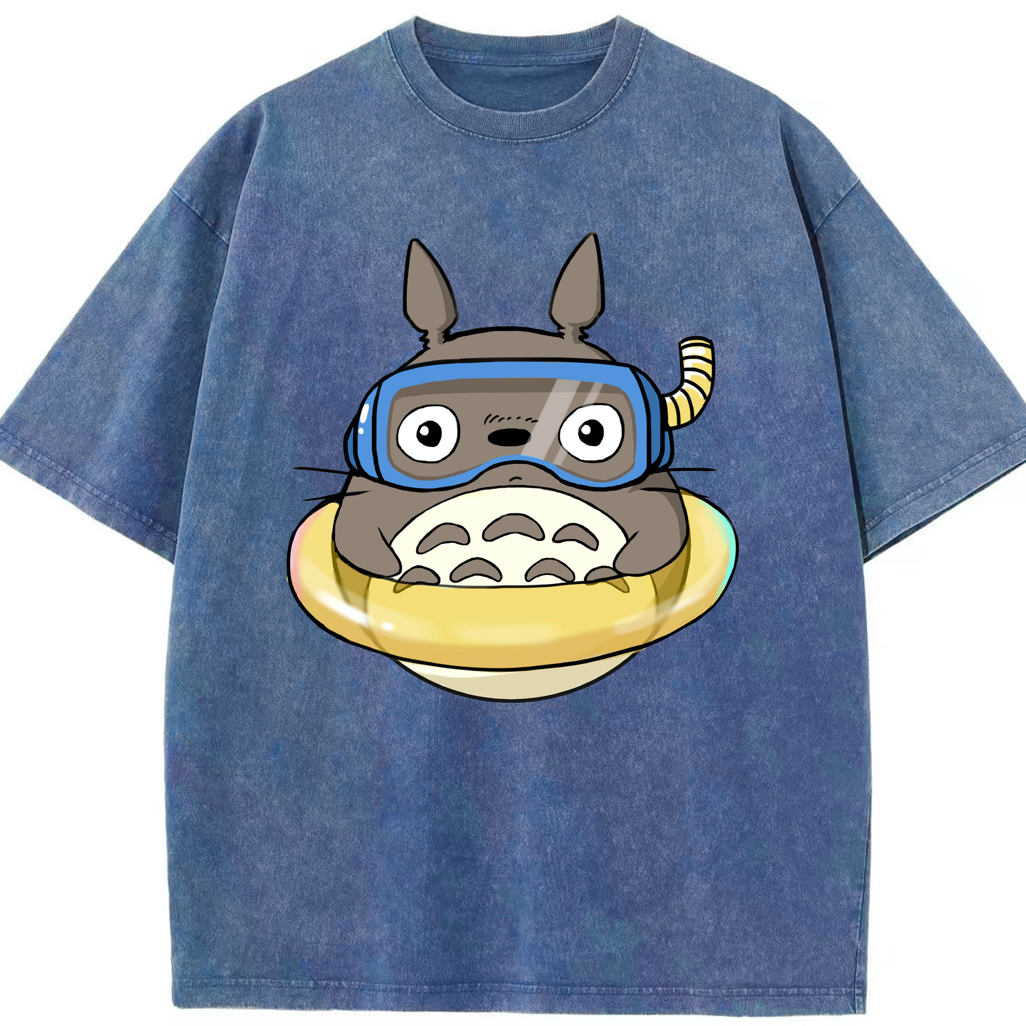 （画像用） となりのトトロ 草壁メイ 草壁サツキ My Neighbor Totoro Satsuki Kusakabe Mei Kusakabe 綿100% ヴィンテージ風 半袖Tシャツ（フロントプリント）