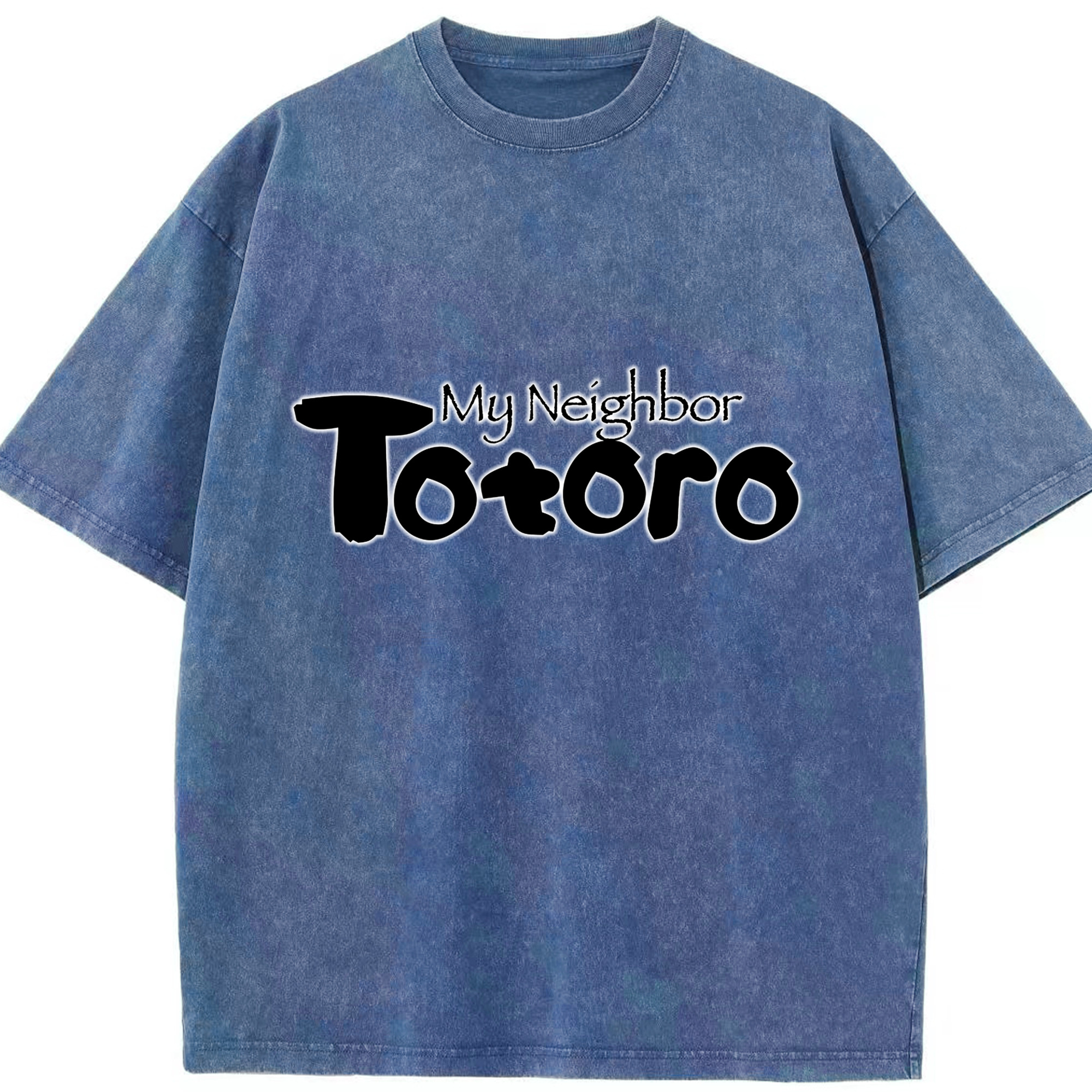 （画像用） となりのトトロ 草壁メイ 草壁サツキ My Neighbor Totoro Satsuki Kusakabe Mei Kusakabe 綿100% ヴィンテージ風 半袖Tシャツ（フロントプリント）