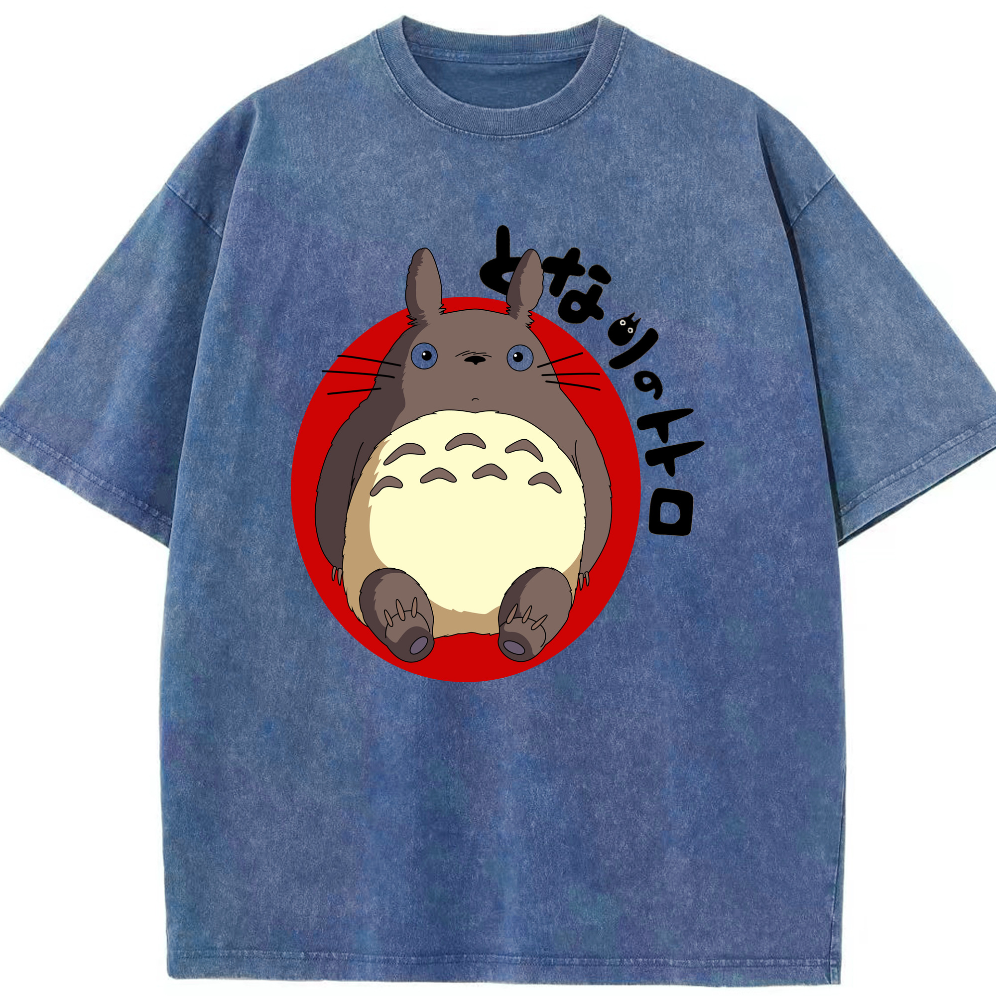 （画像用） となりのトトロ 草壁メイ 草壁サツキ My Neighbor Totoro Satsuki Kusakabe Mei Kusakabe 綿100% ヴィンテージ風 半袖Tシャツ（フロントプリント）