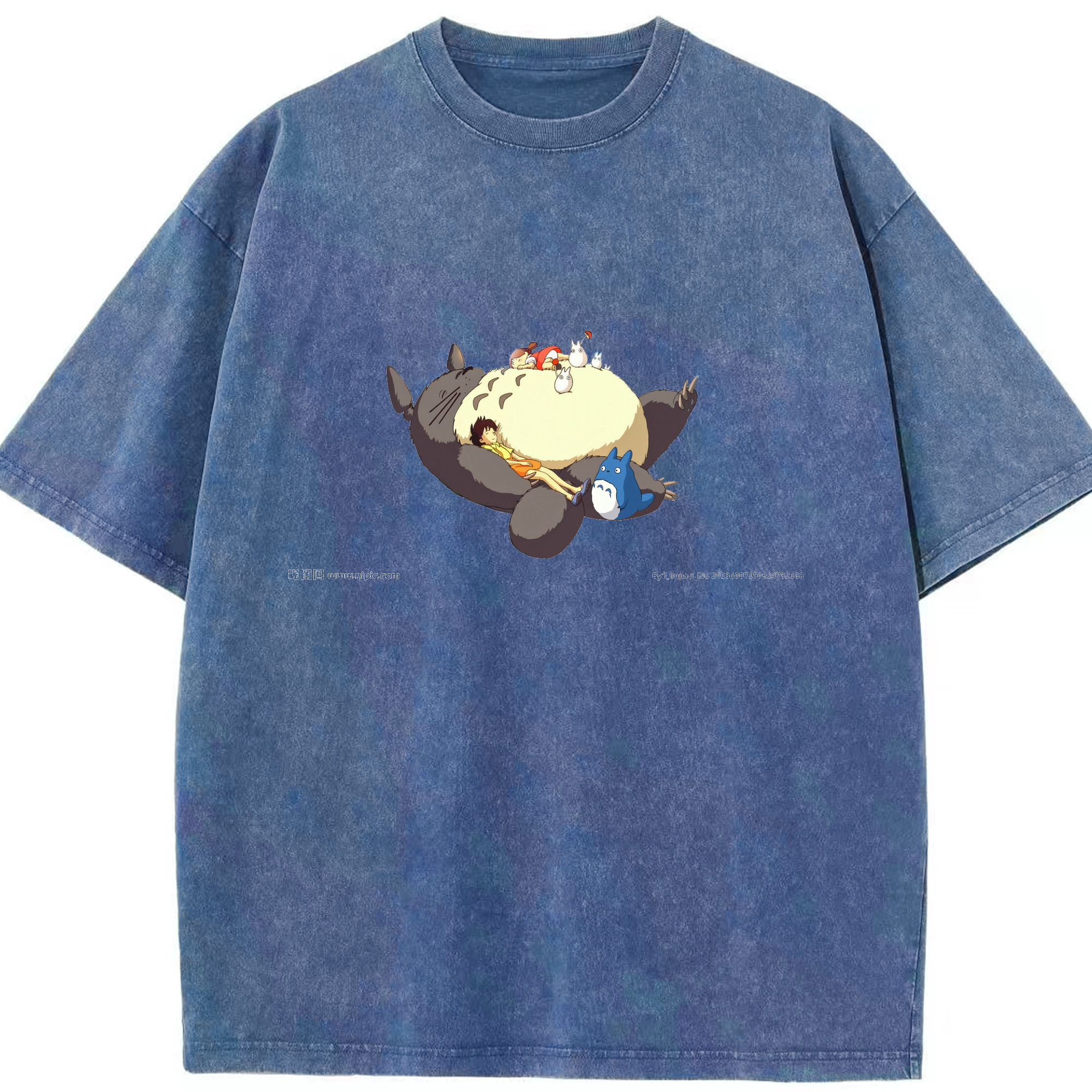 （画像用） となりのトトロ 草壁メイ 草壁サツキ My Neighbor Totoro Satsuki Kusakabe Mei Kusakabe 綿100% ヴィンテージ風 半袖Tシャツ（フロントプリント）