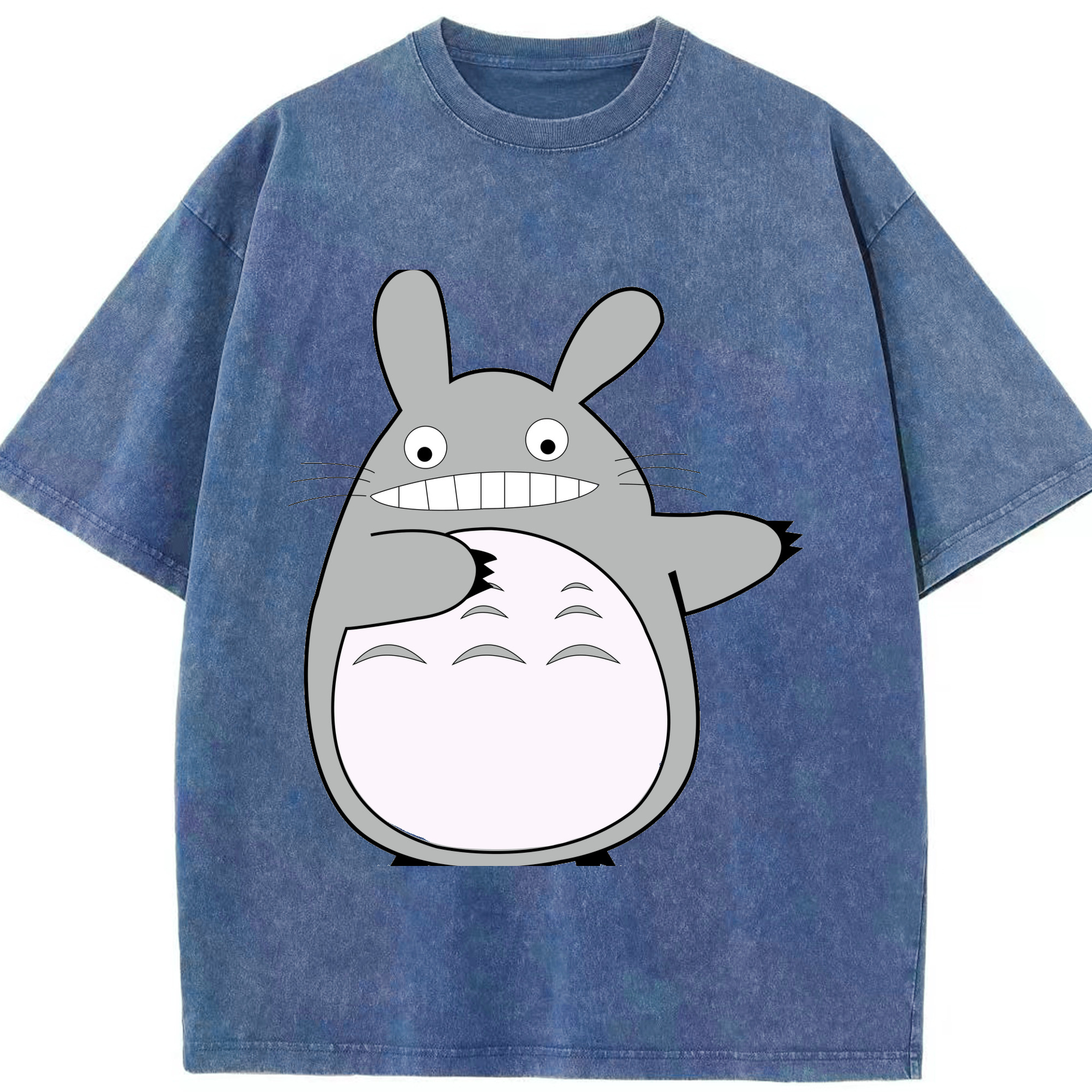 （画像用） となりのトトロ 草壁メイ 草壁サツキ My Neighbor Totoro Satsuki Kusakabe Mei Kusakabe 綿100% ヴィンテージ風 半袖Tシャツ（フロントプリント）