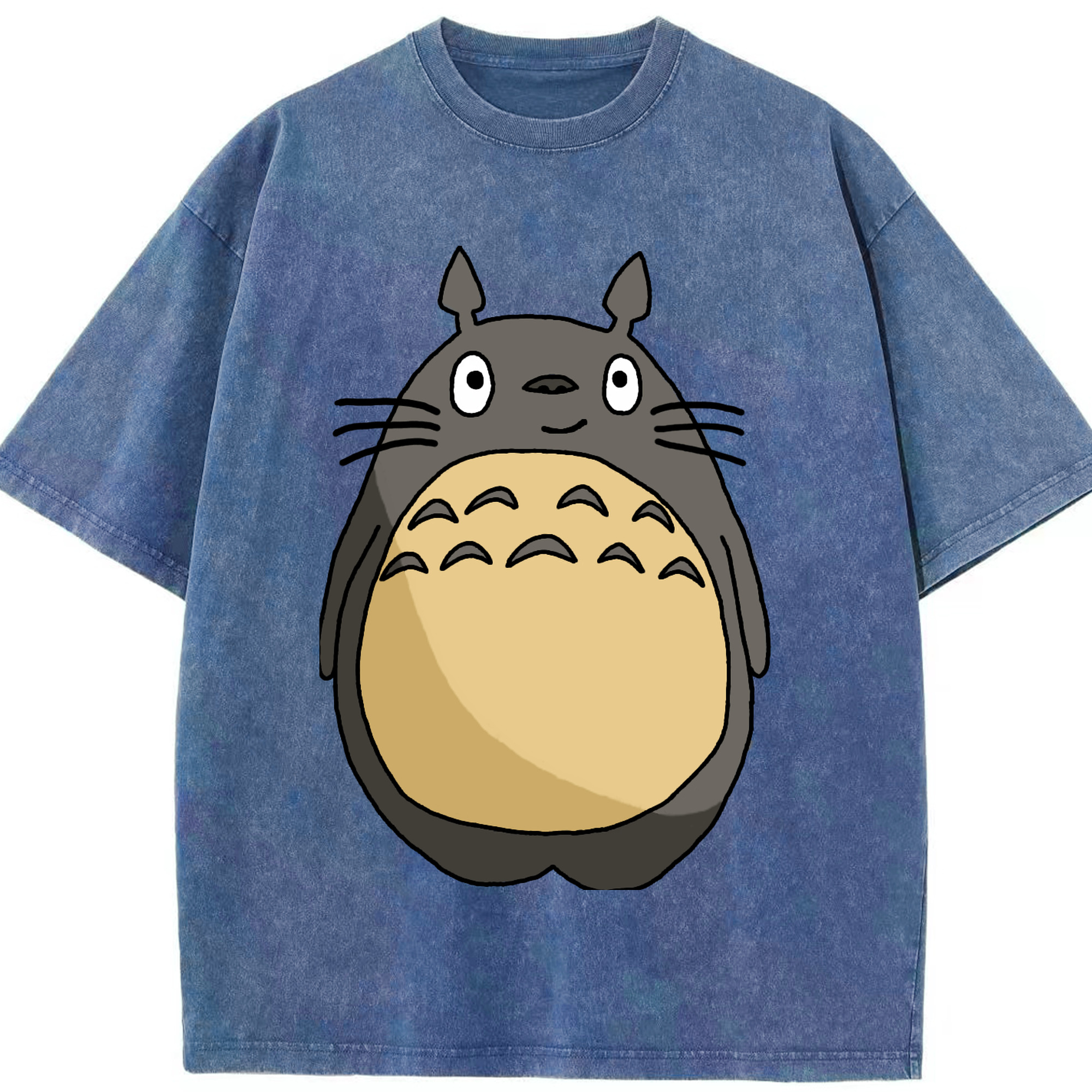 （画像用） となりのトトロ 草壁メイ 草壁サツキ My Neighbor Totoro Satsuki Kusakabe Mei Kusakabe 綿100% ヴィンテージ風 半袖Tシャツ（フロントプリント）