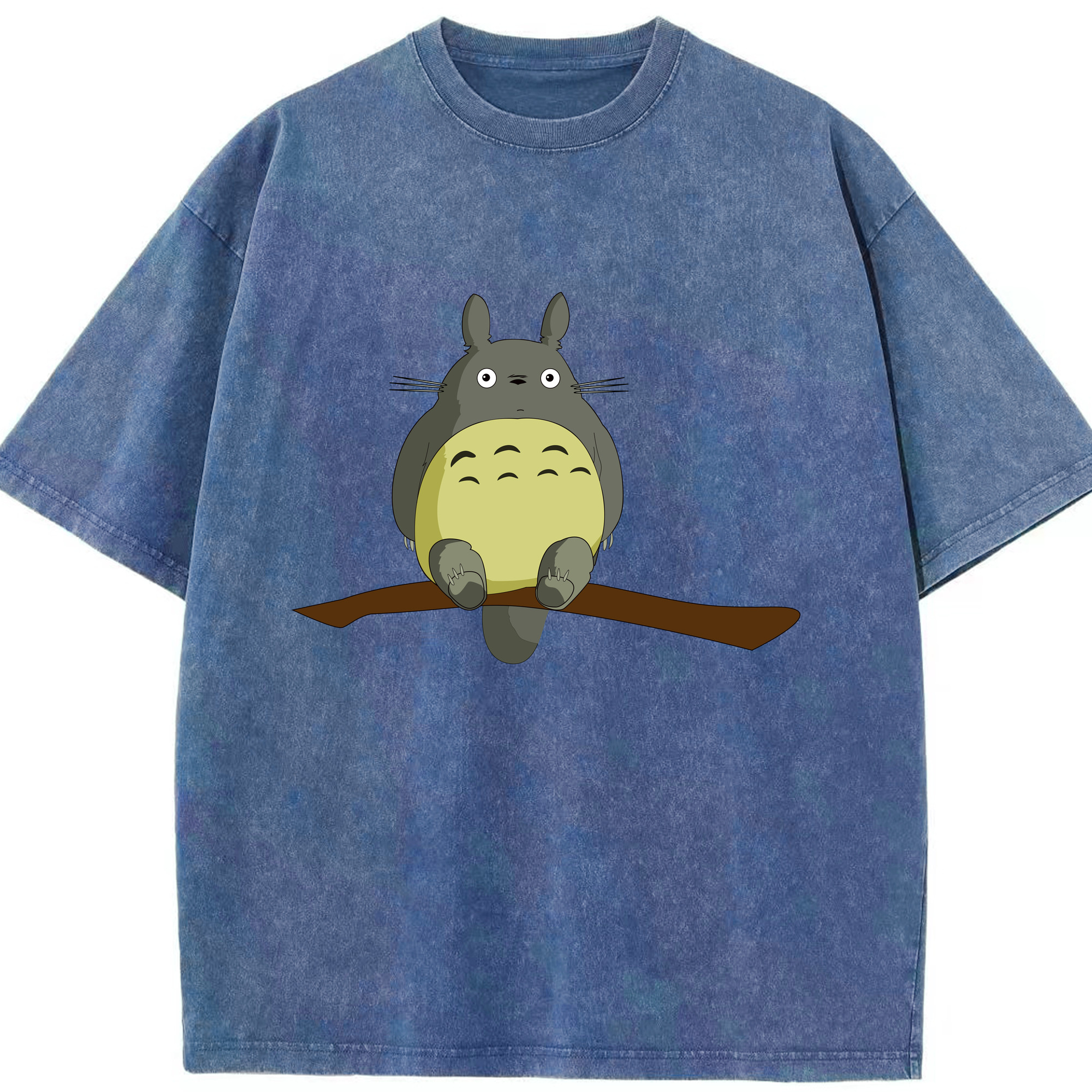 （画像用） となりのトトロ 草壁メイ 草壁サツキ My Neighbor Totoro Satsuki Kusakabe Mei Kusakabe 綿100% ヴィンテージ風 半袖Tシャツ（フロントプリント）