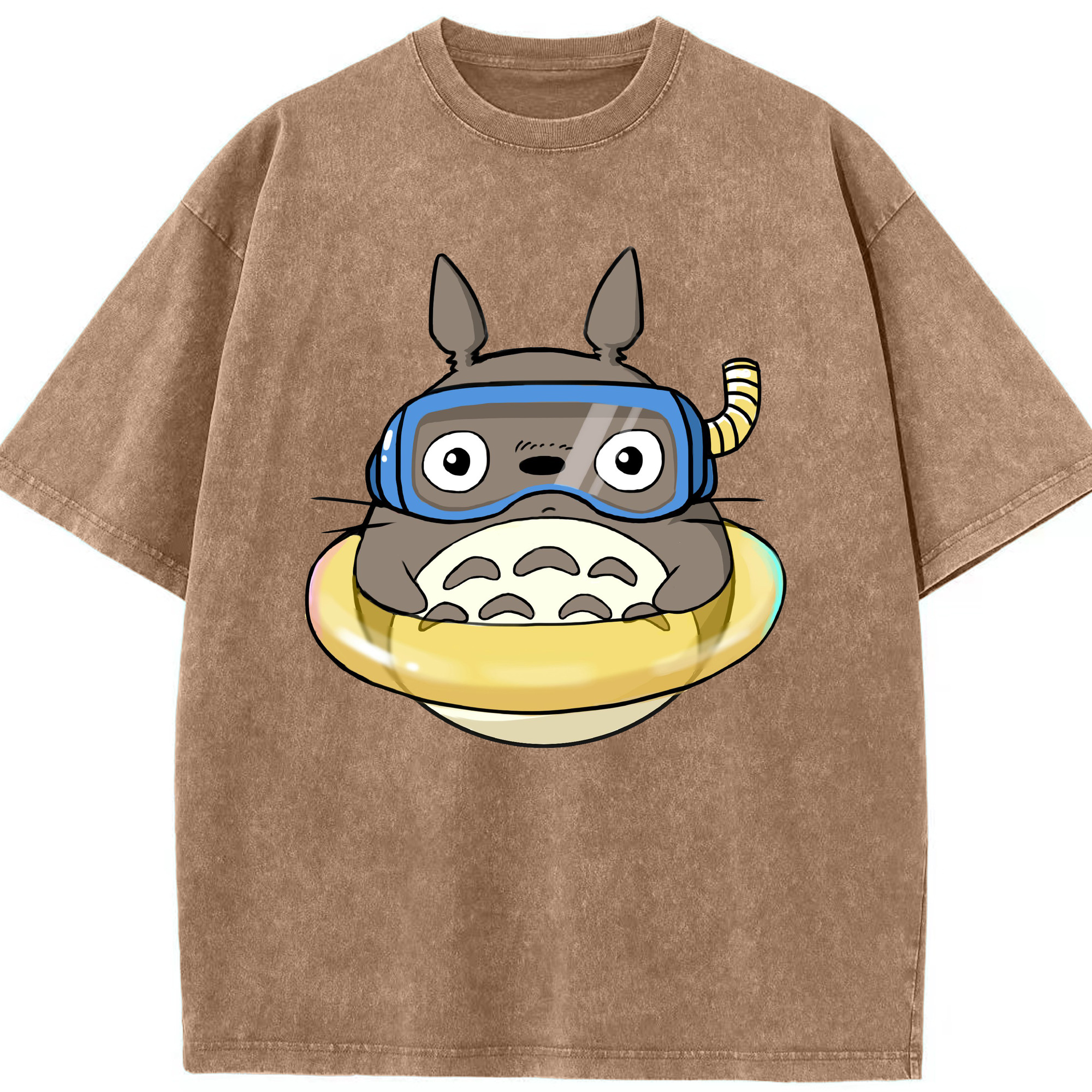 （画像用） となりのトトロ 草壁メイ 草壁サツキ My Neighbor Totoro Satsuki Kusakabe Mei Kusakabe 綿100% ヴィンテージ風 半袖Tシャツ（フロントプリント）