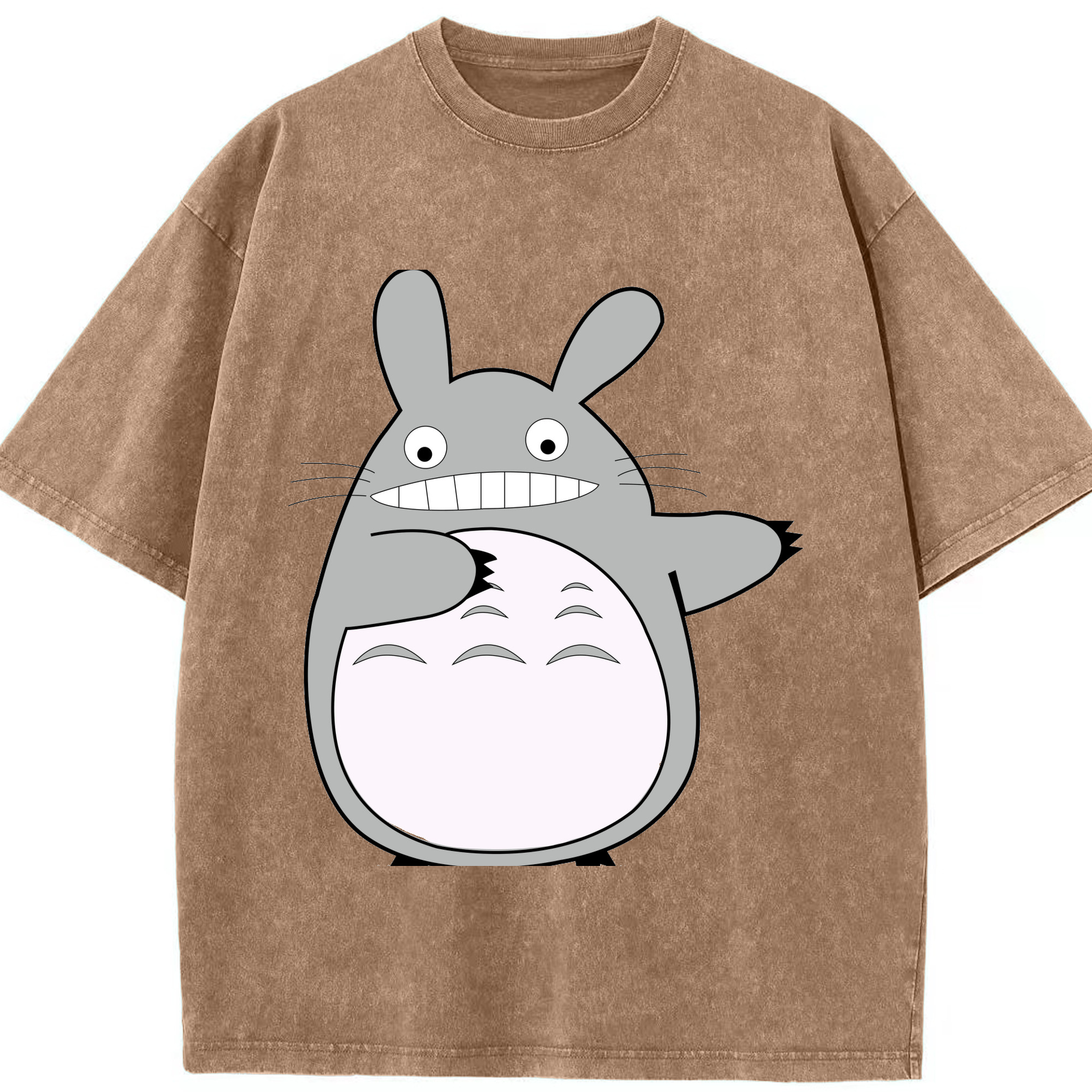 （画像用） となりのトトロ 草壁メイ 草壁サツキ My Neighbor Totoro Satsuki Kusakabe Mei Kusakabe 綿100% ヴィンテージ風 半袖Tシャツ（フロントプリント）