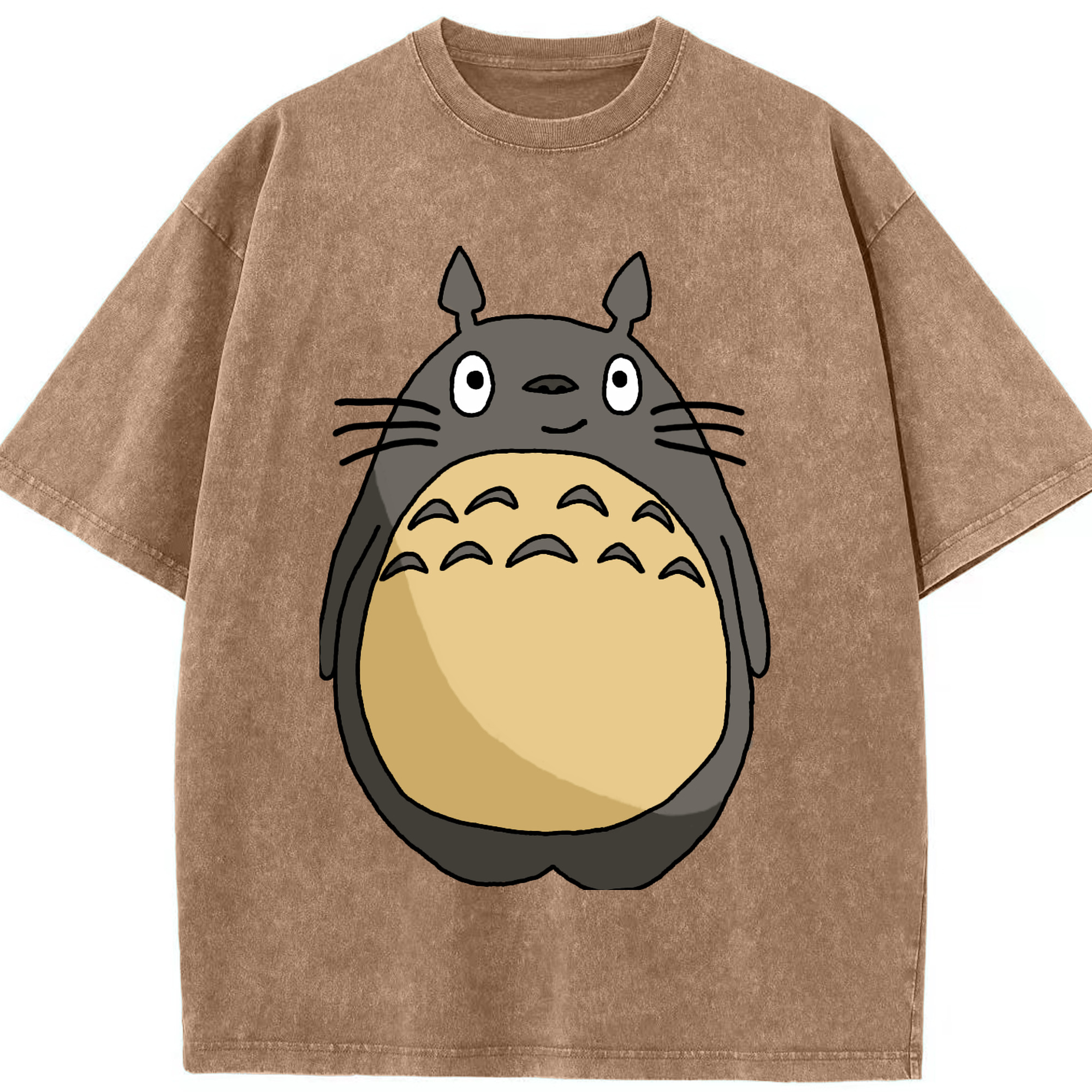 （画像用） となりのトトロ 草壁メイ 草壁サツキ My Neighbor Totoro Satsuki Kusakabe Mei Kusakabe 綿100% ヴィンテージ風 半袖Tシャツ（フロントプリント）