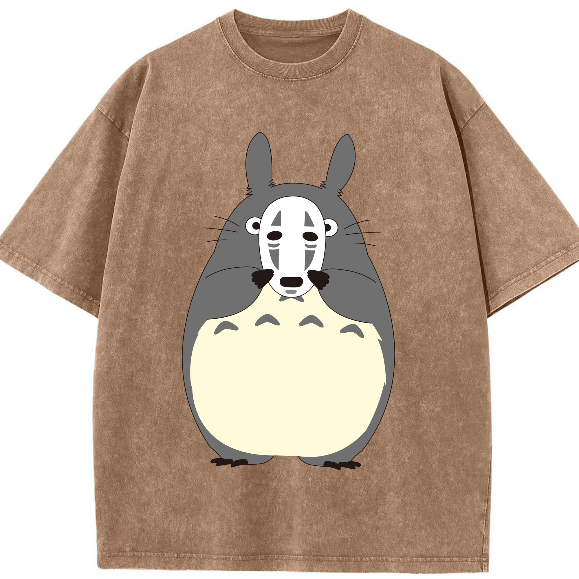 （画像用） となりのトトロ 草壁メイ 草壁サツキ My Neighbor Totoro Satsuki Kusakabe Mei Kusakabe 綿100% ヴィンテージ風 半袖Tシャツ（フロントプリント）