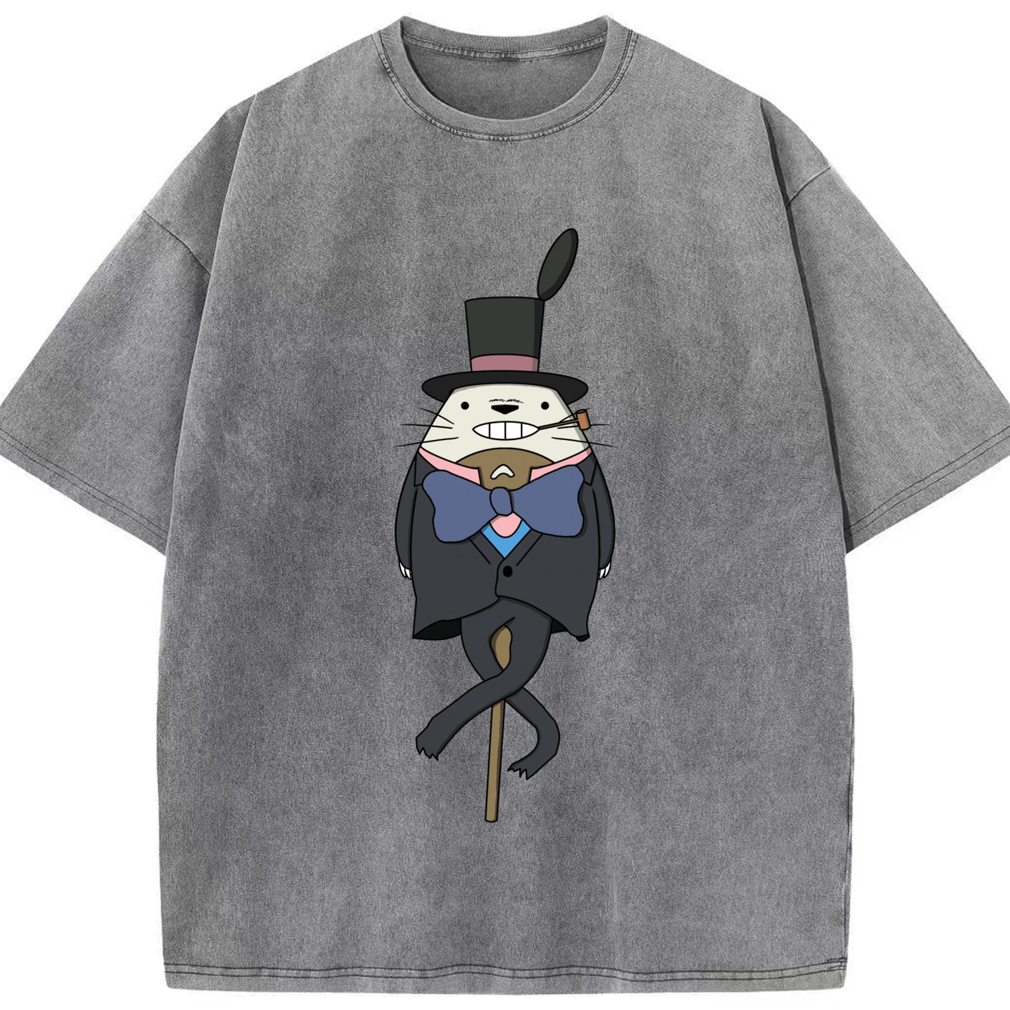 （画像用） となりのトトロ 草壁メイ 草壁サツキ My Neighbor Totoro Satsuki Kusakabe Mei Kusakabe 綿100% ヴィンテージ風 半袖Tシャツ（フロントプリント）