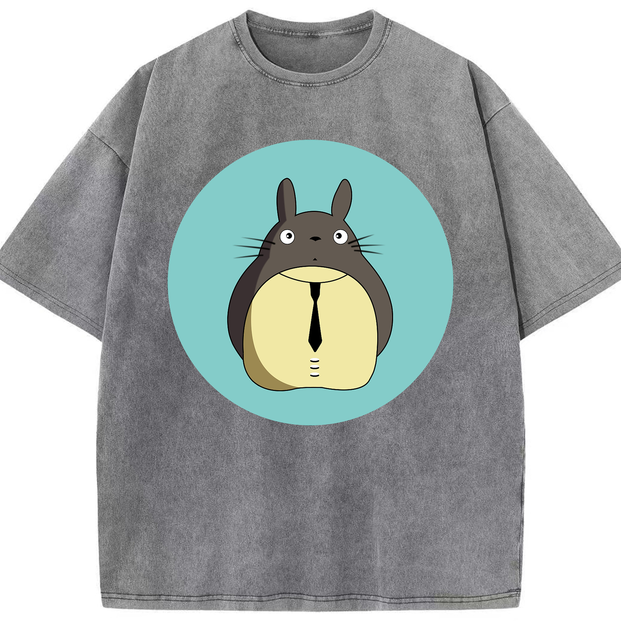 （画像用） となりのトトロ 草壁メイ 草壁サツキ My Neighbor Totoro Satsuki Kusakabe Mei Kusakabe 綿100% ヴィンテージ風 半袖Tシャツ（フロントプリント）