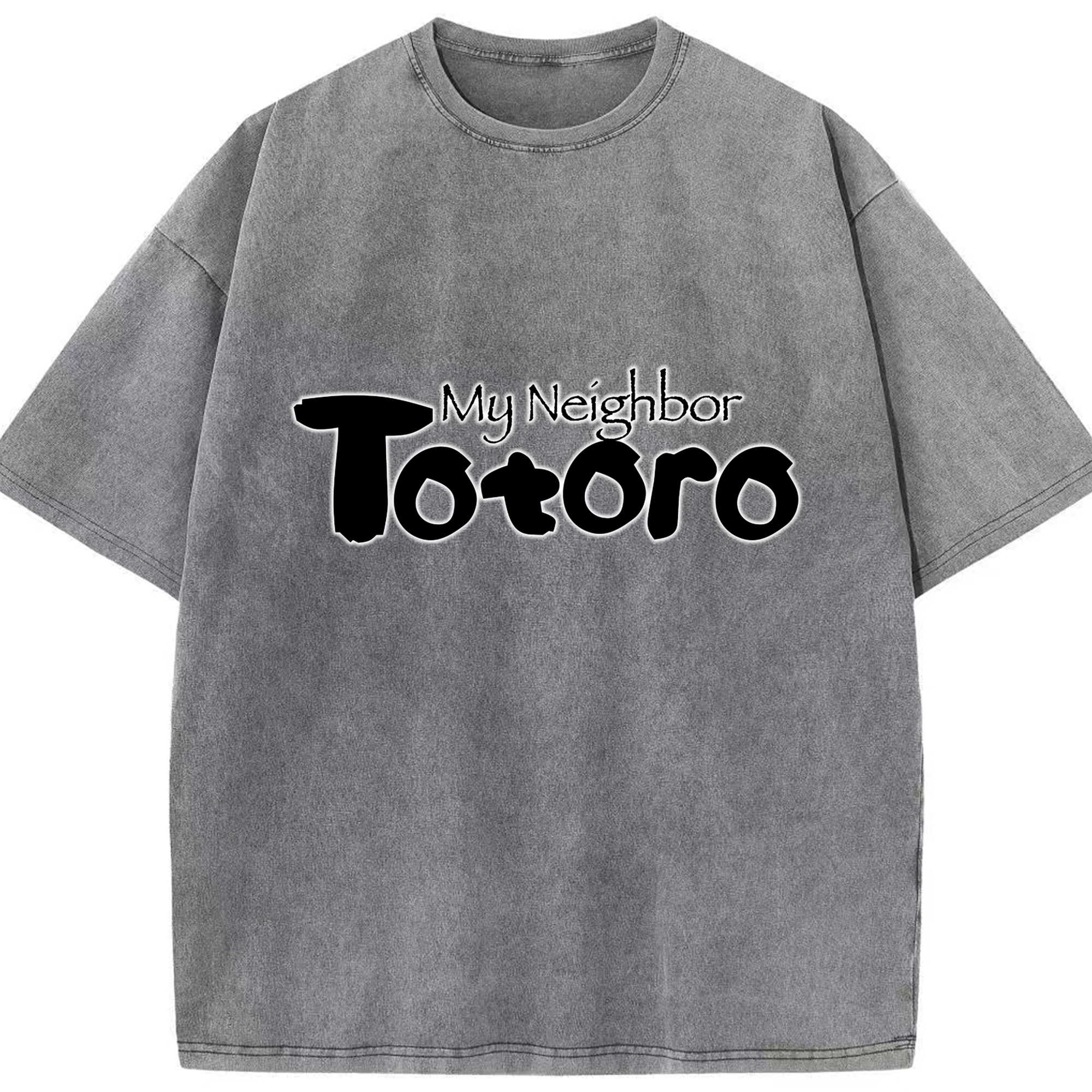 （画像用） となりのトトロ 草壁メイ 草壁サツキ My Neighbor Totoro Satsuki Kusakabe Mei Kusakabe 綿100% ヴィンテージ風 半袖Tシャツ（フロントプリント）