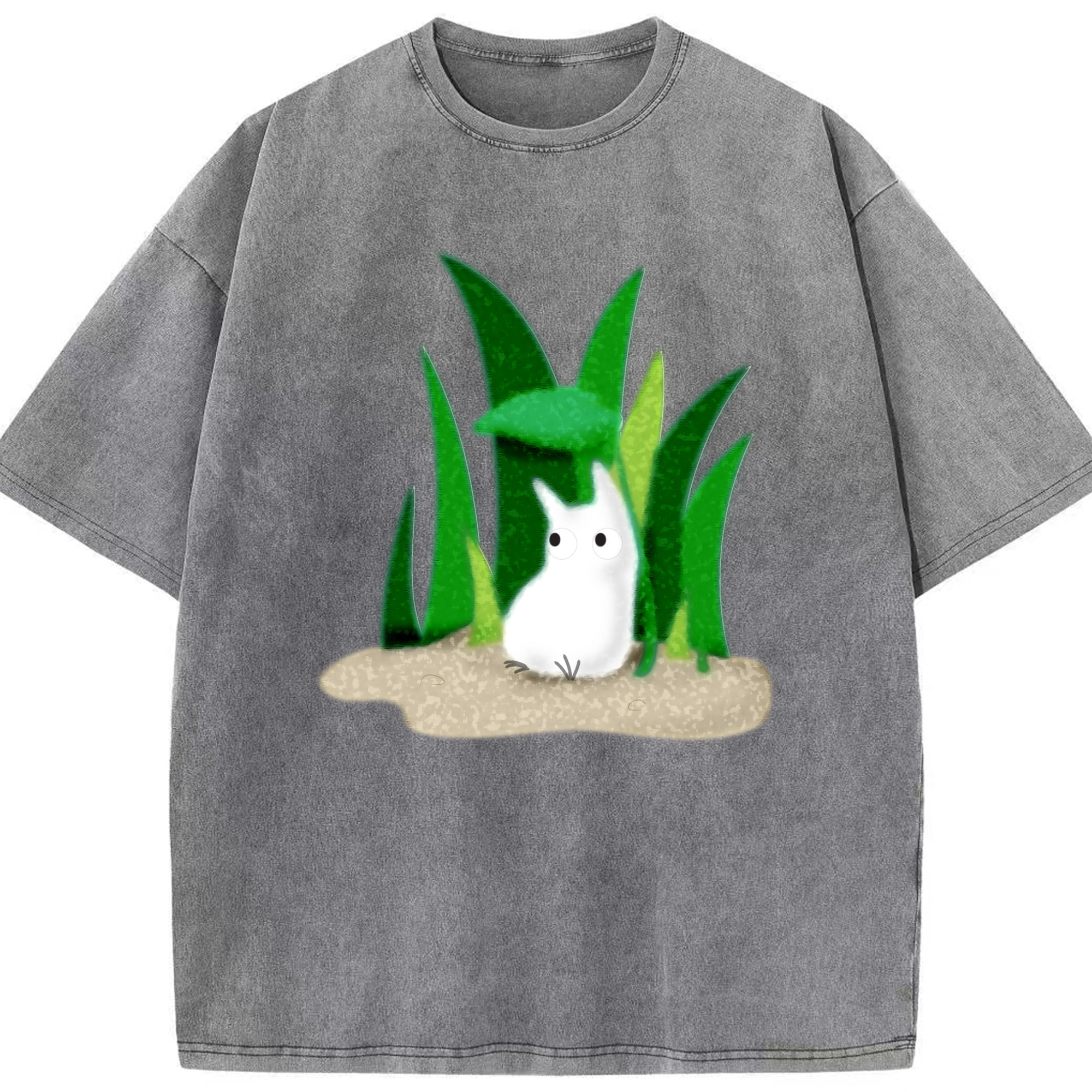 （画像用） となりのトトロ 草壁メイ 草壁サツキ My Neighbor Totoro Satsuki Kusakabe Mei Kusakabe 綿100% ヴィンテージ風 半袖Tシャツ（フロントプリント）
