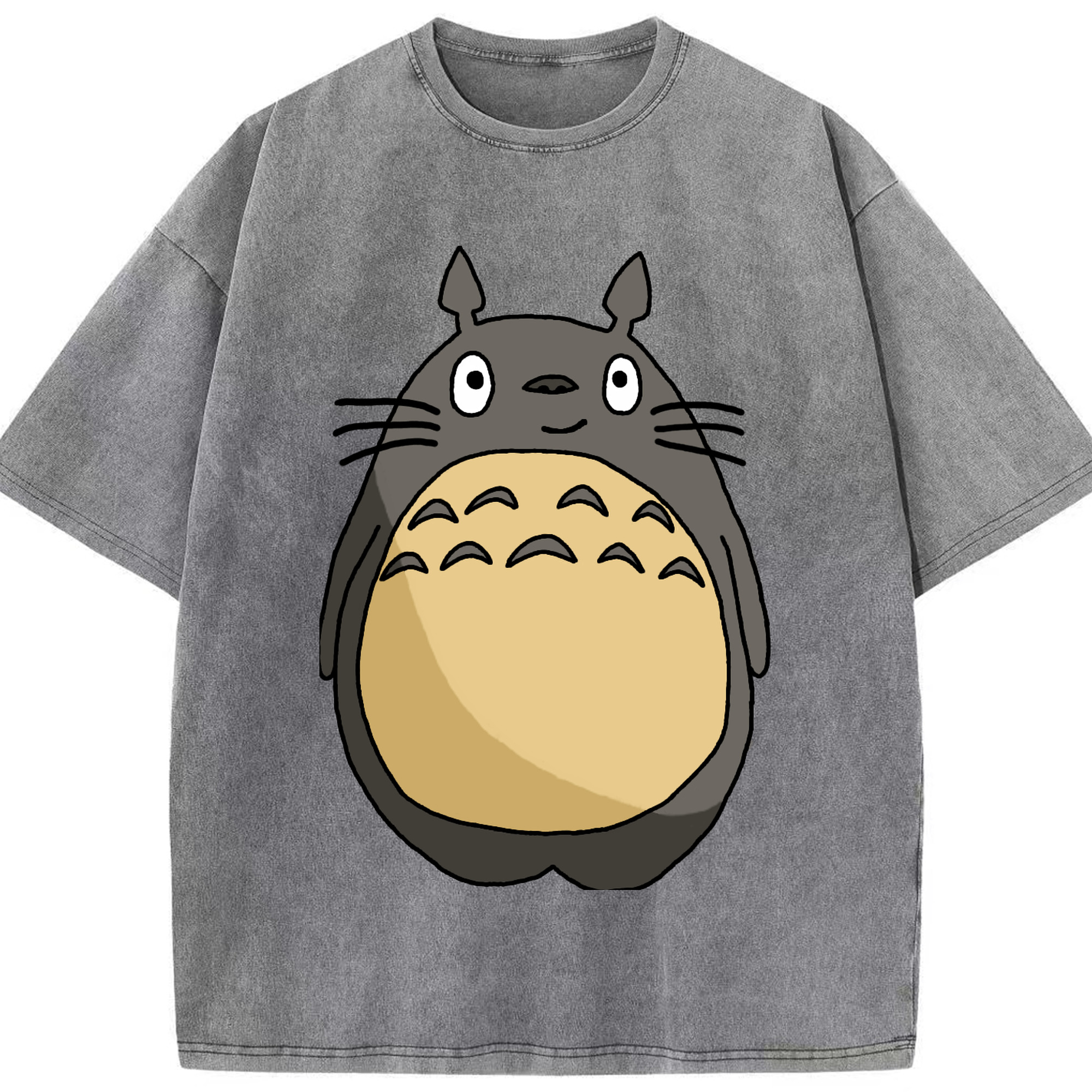 （画像用） となりのトトロ 草壁メイ 草壁サツキ My Neighbor Totoro Satsuki Kusakabe Mei Kusakabe 綿100% ヴィンテージ風 半袖Tシャツ（フロントプリント）