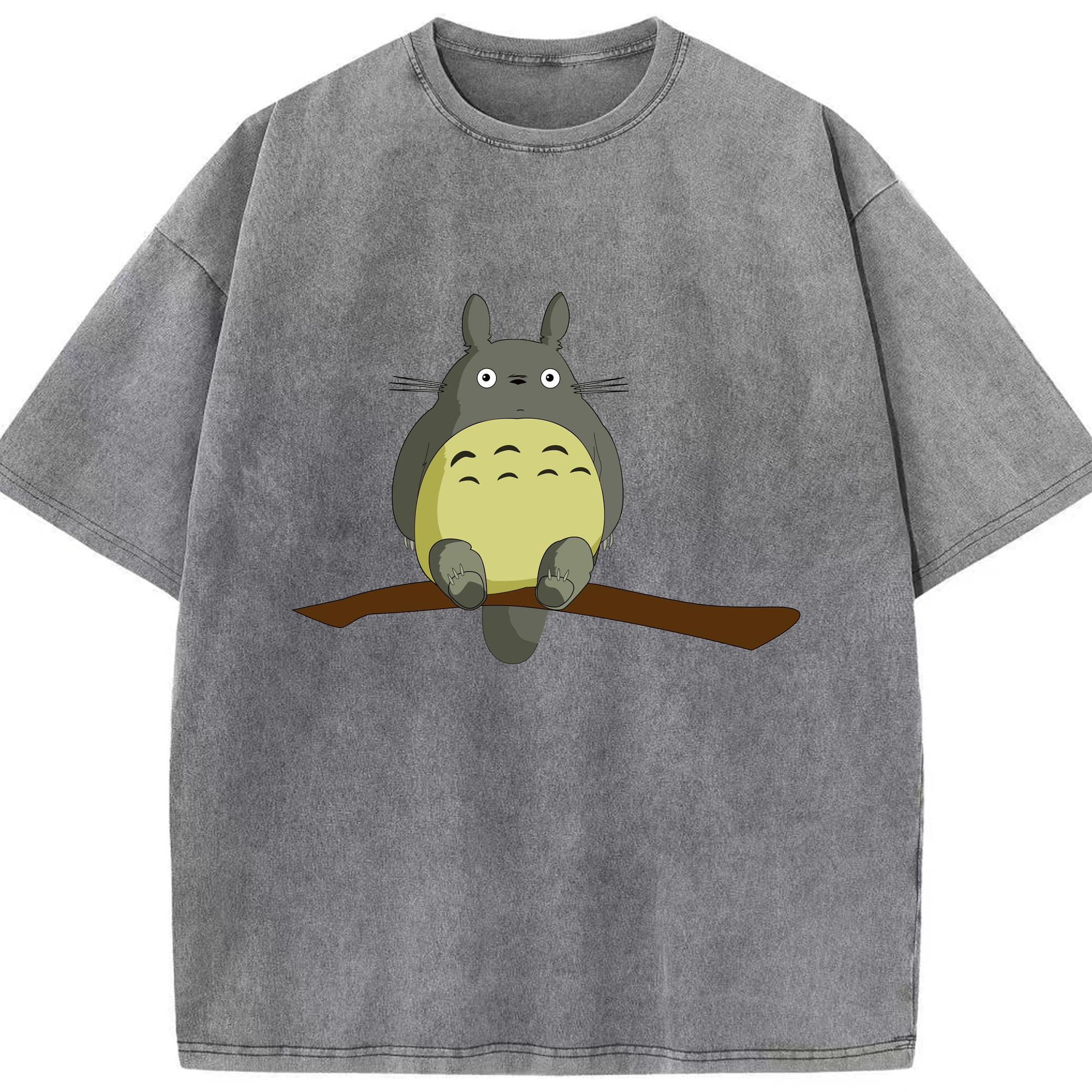 （画像用） となりのトトロ 草壁メイ 草壁サツキ My Neighbor Totoro Satsuki Kusakabe Mei Kusakabe 綿100% ヴィンテージ風 半袖Tシャツ（フロントプリント）