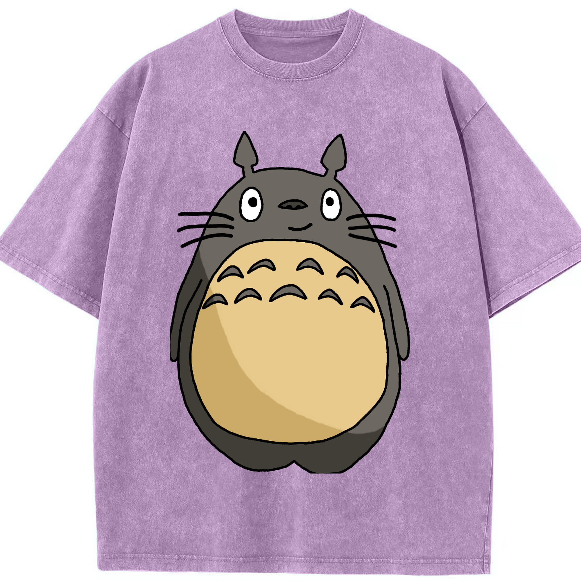 （画像用） となりのトトロ 草壁メイ 草壁サツキ My Neighbor Totoro Satsuki Kusakabe Mei Kusakabe 綿100% ヴィンテージ風 半袖Tシャツ（フロントプリント）