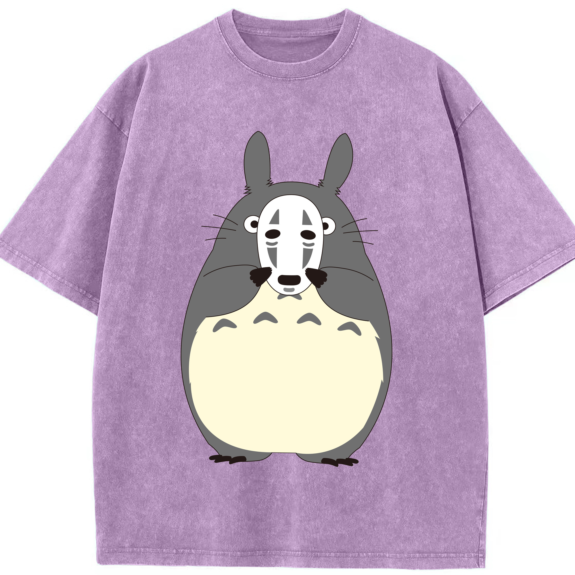 （画像用） となりのトトロ 草壁メイ 草壁サツキ My Neighbor Totoro Satsuki Kusakabe Mei Kusakabe 綿100% ヴィンテージ風 半袖Tシャツ（フロントプリント）