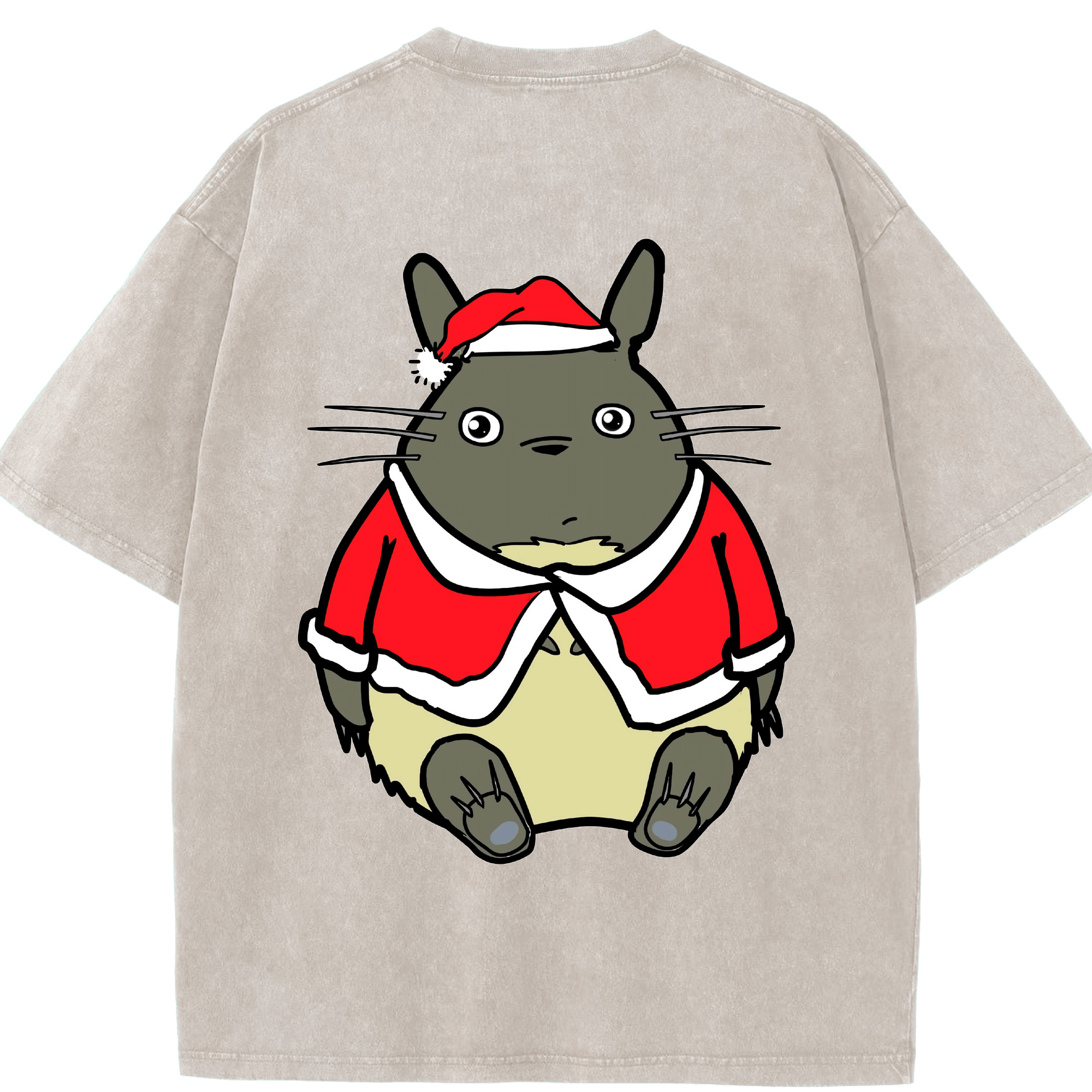 （画像用） となりのトトロ 草壁メイ 草壁サツキ My Neighbor Totoro Satsuki Kusakabe Mei Kusakabe 綿100% ヴィンテージ風 半袖Tシャツ（背面プリント）