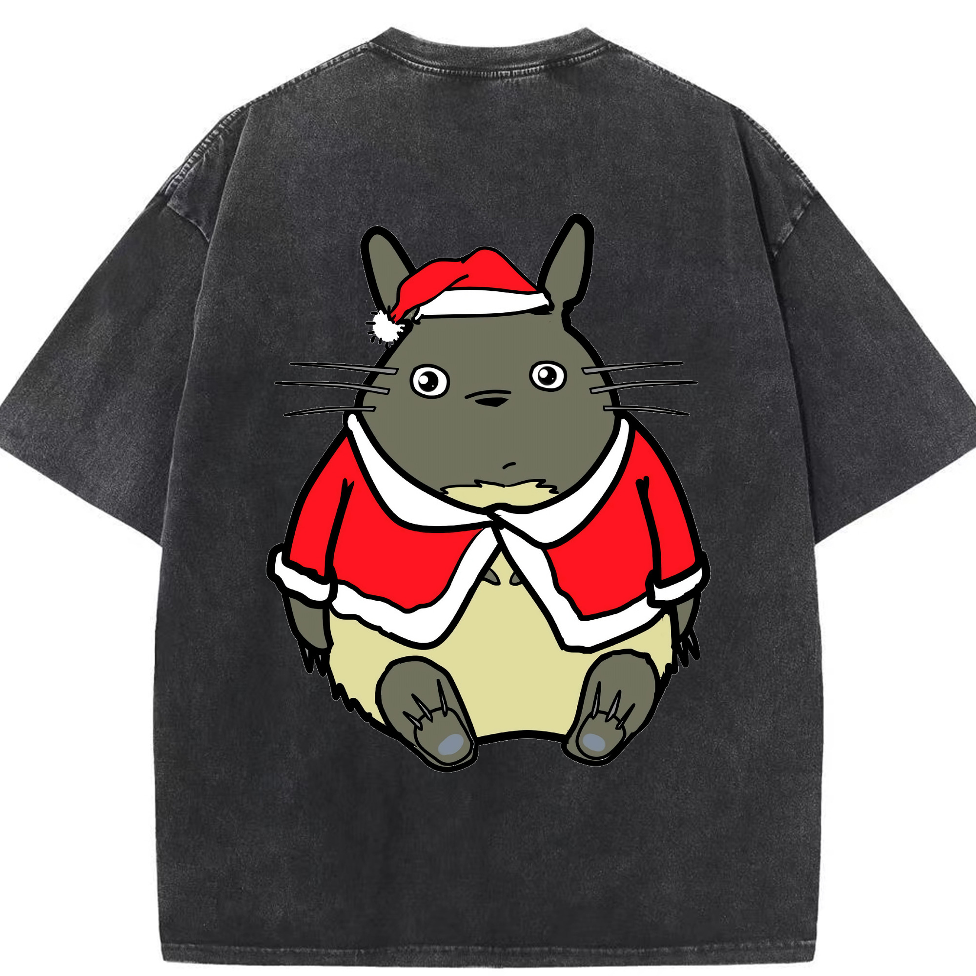 （画像用） となりのトトロ 草壁メイ 草壁サツキ My Neighbor Totoro Satsuki Kusakabe Mei Kusakabe 綿100% ヴィンテージ風 半袖Tシャツ（背面プリント）