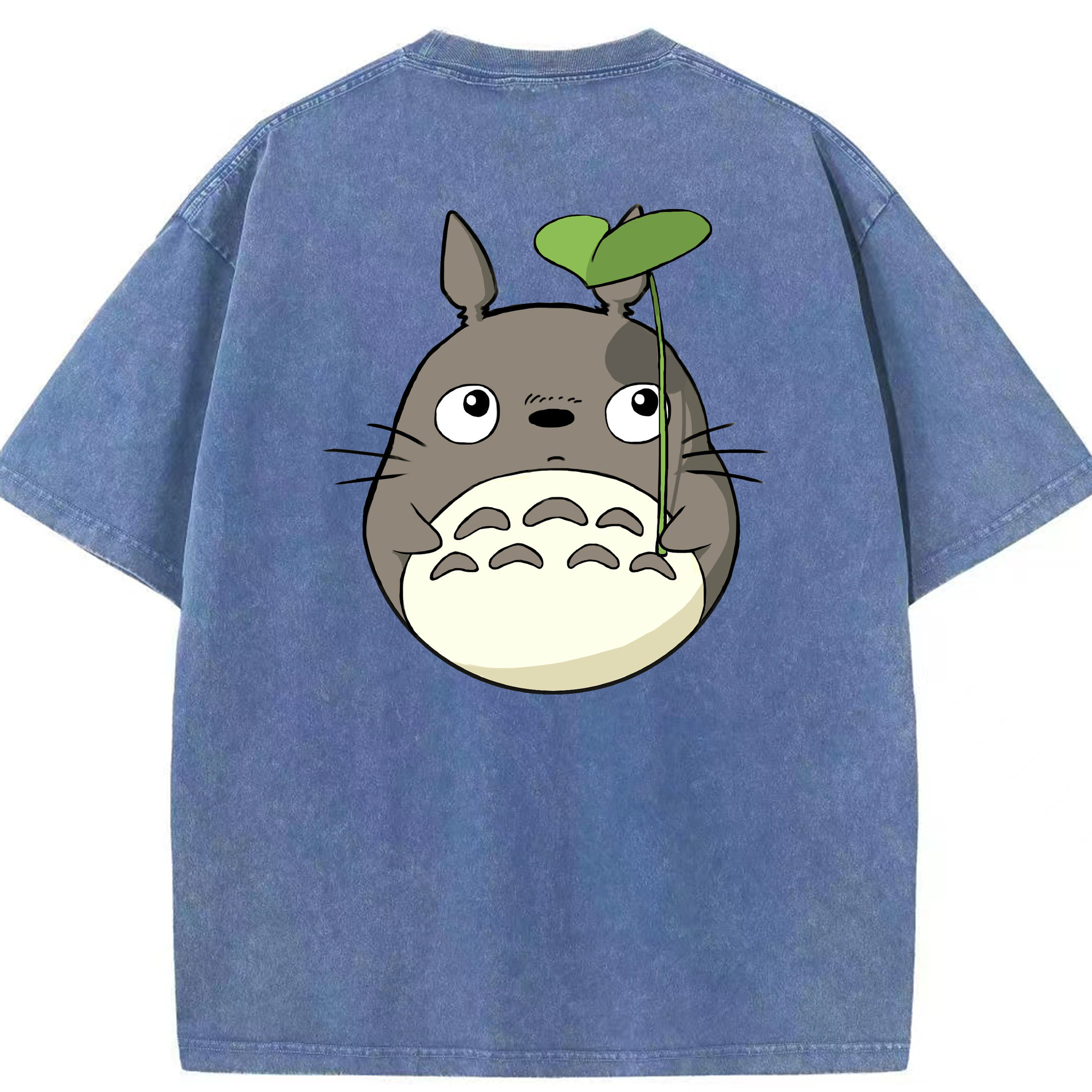 （画像用） となりのトトロ 草壁メイ 草壁サツキ My Neighbor Totoro Satsuki Kusakabe Mei Kusakabe 綿100% ヴィンテージ風 半袖Tシャツ（背面プリント）