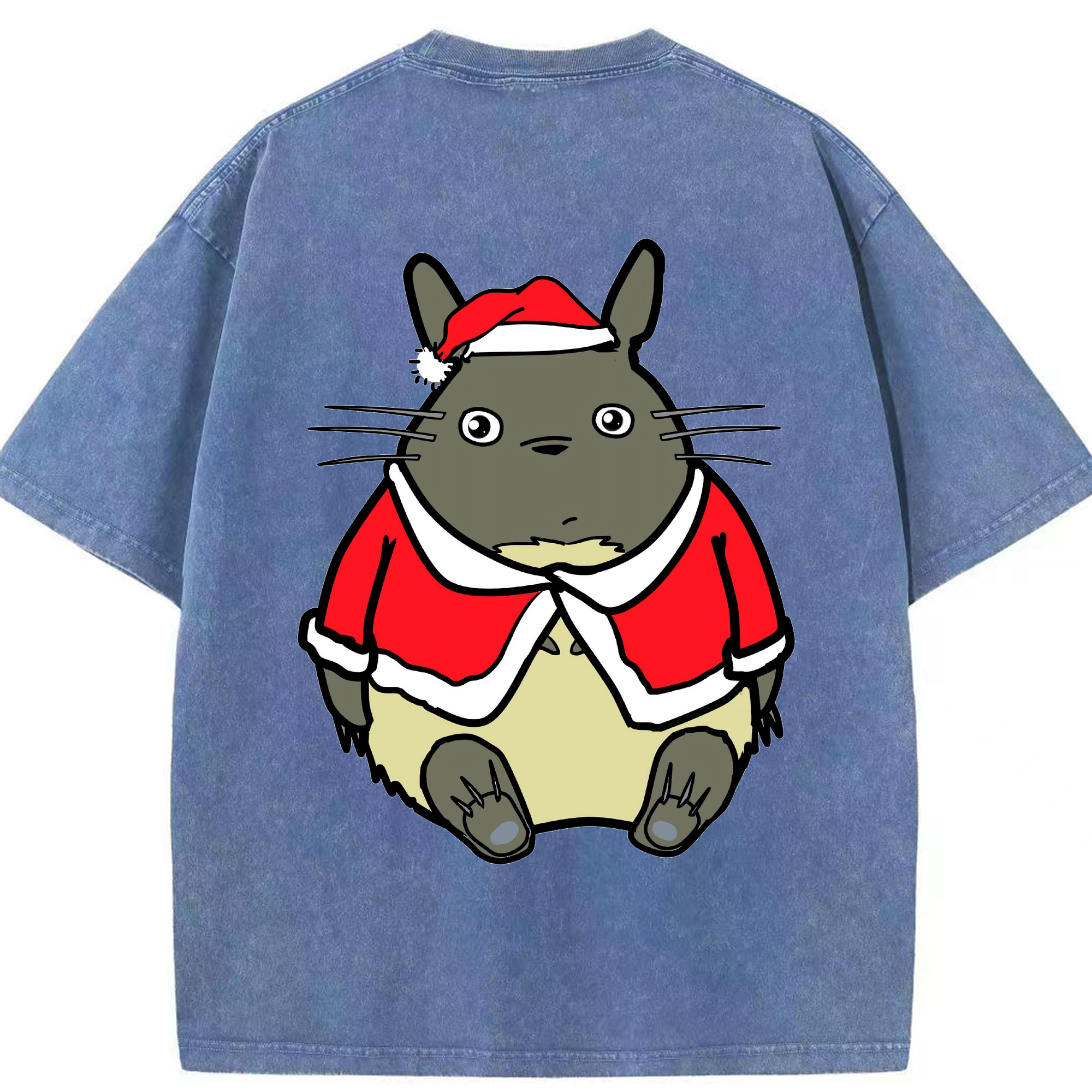 （画像用） となりのトトロ 草壁メイ 草壁サツキ My Neighbor Totoro Satsuki Kusakabe Mei Kusakabe 綿100% ヴィンテージ風 半袖Tシャツ（背面プリント）