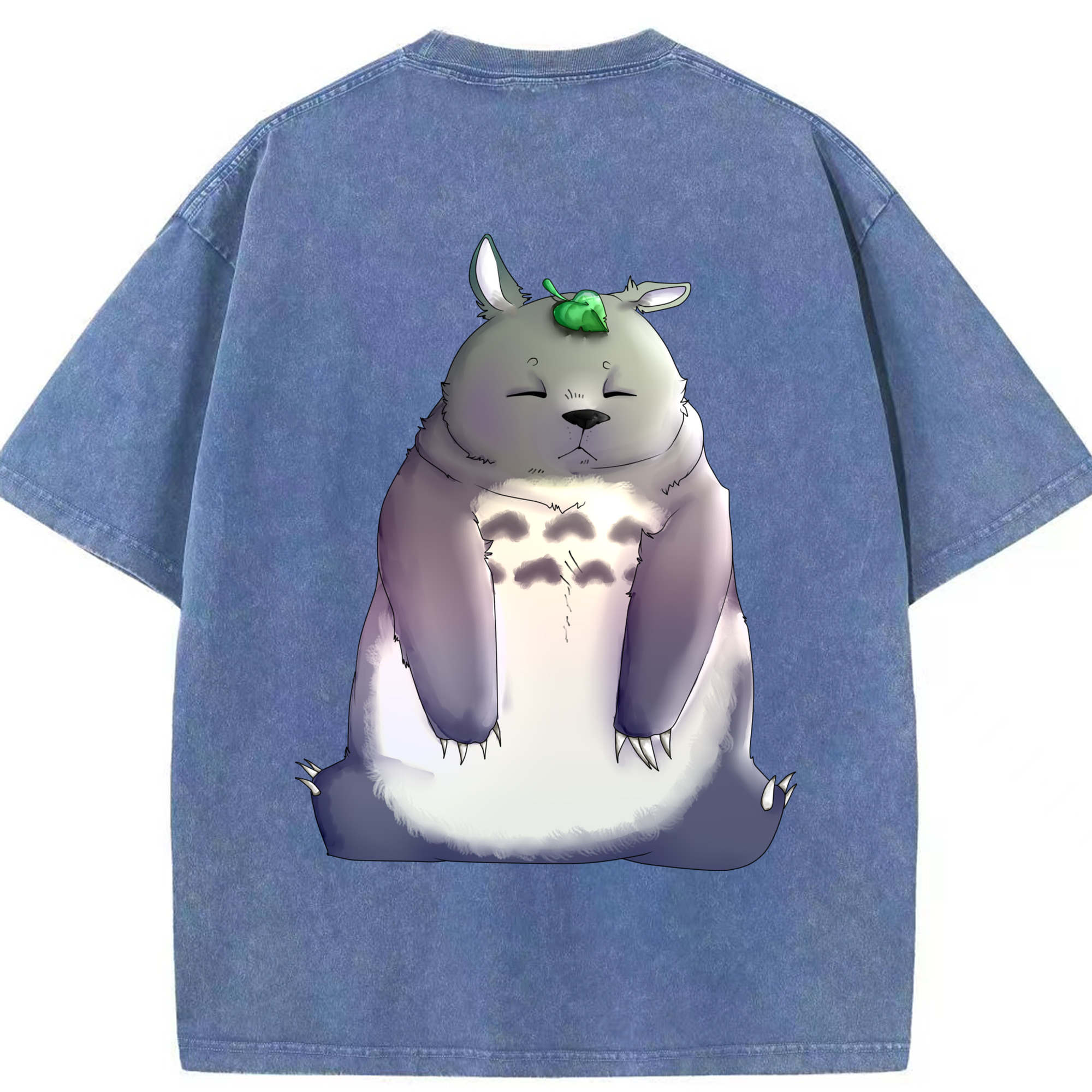 （画像用） となりのトトロ 草壁メイ 草壁サツキ My Neighbor Totoro Satsuki Kusakabe Mei Kusakabe 綿100% ヴィンテージ風 半袖Tシャツ（背面プリント）