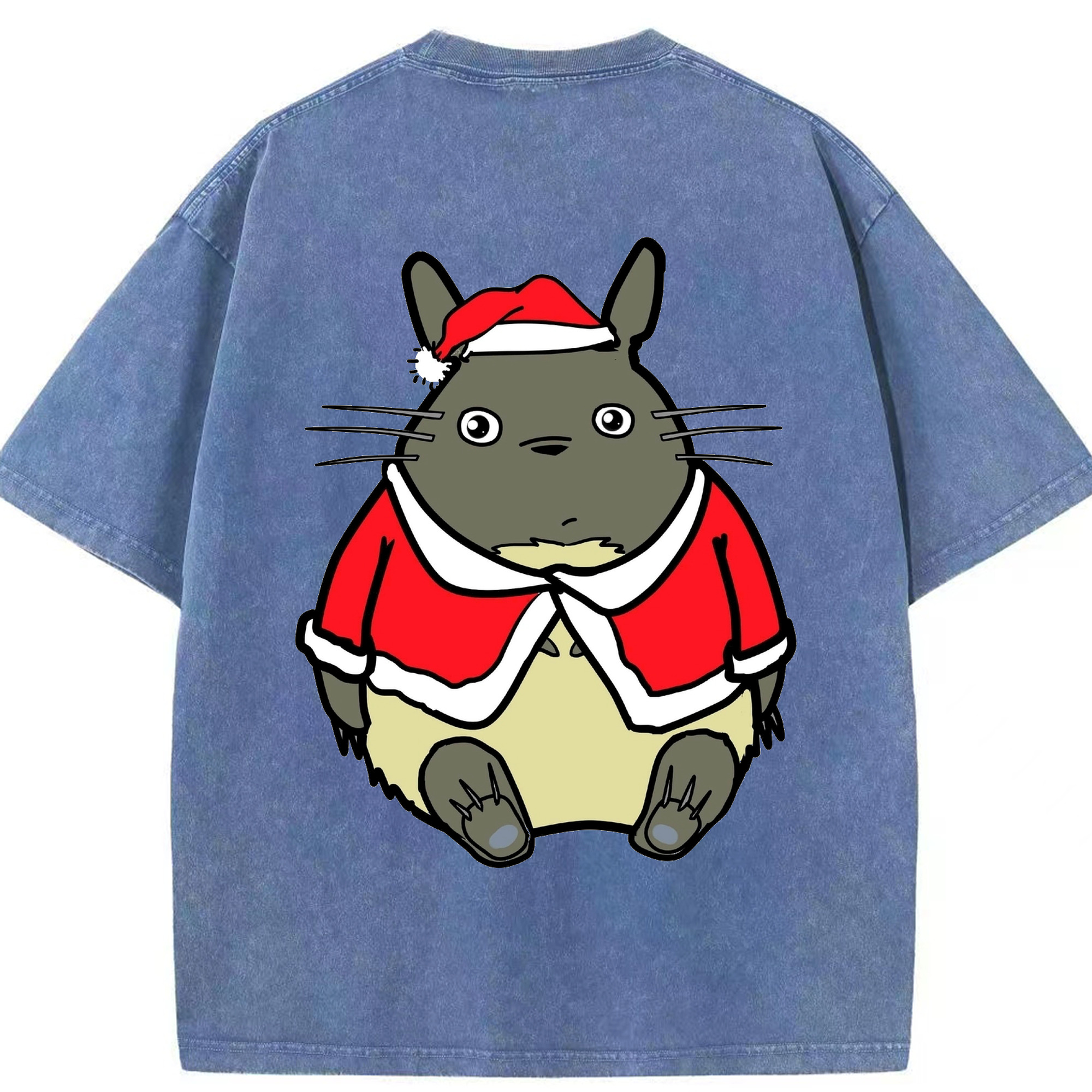 （画像用） となりのトトロ 草壁メイ 草壁サツキ My Neighbor Totoro Satsuki Kusakabe Mei Kusakabe 綿100% ヴィンテージ風 半袖Tシャツ（背面プリント）