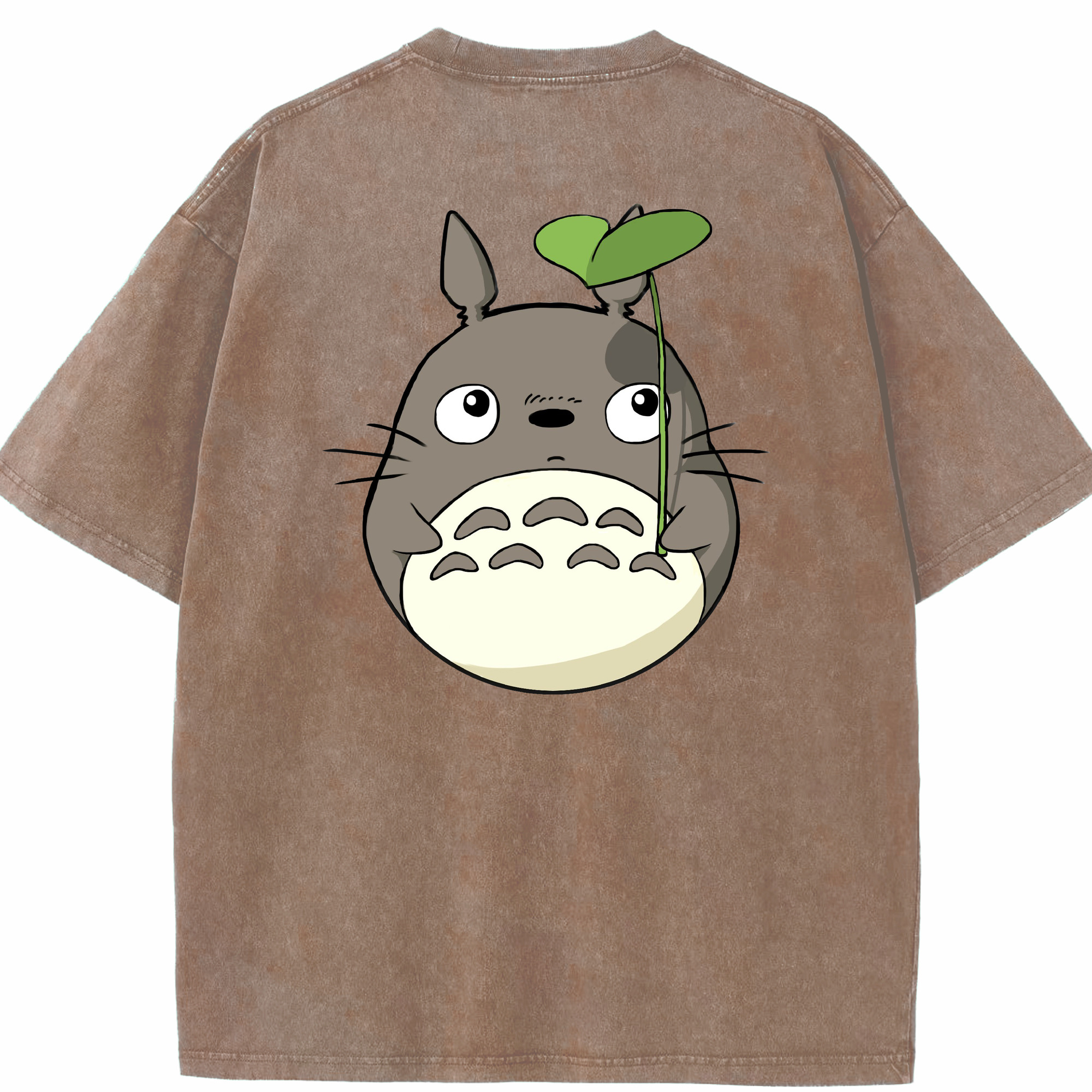 （画像用） となりのトトロ 草壁メイ 草壁サツキ My Neighbor Totoro Satsuki Kusakabe Mei Kusakabe 綿100% ヴィンテージ風 半袖Tシャツ（背面プリント）