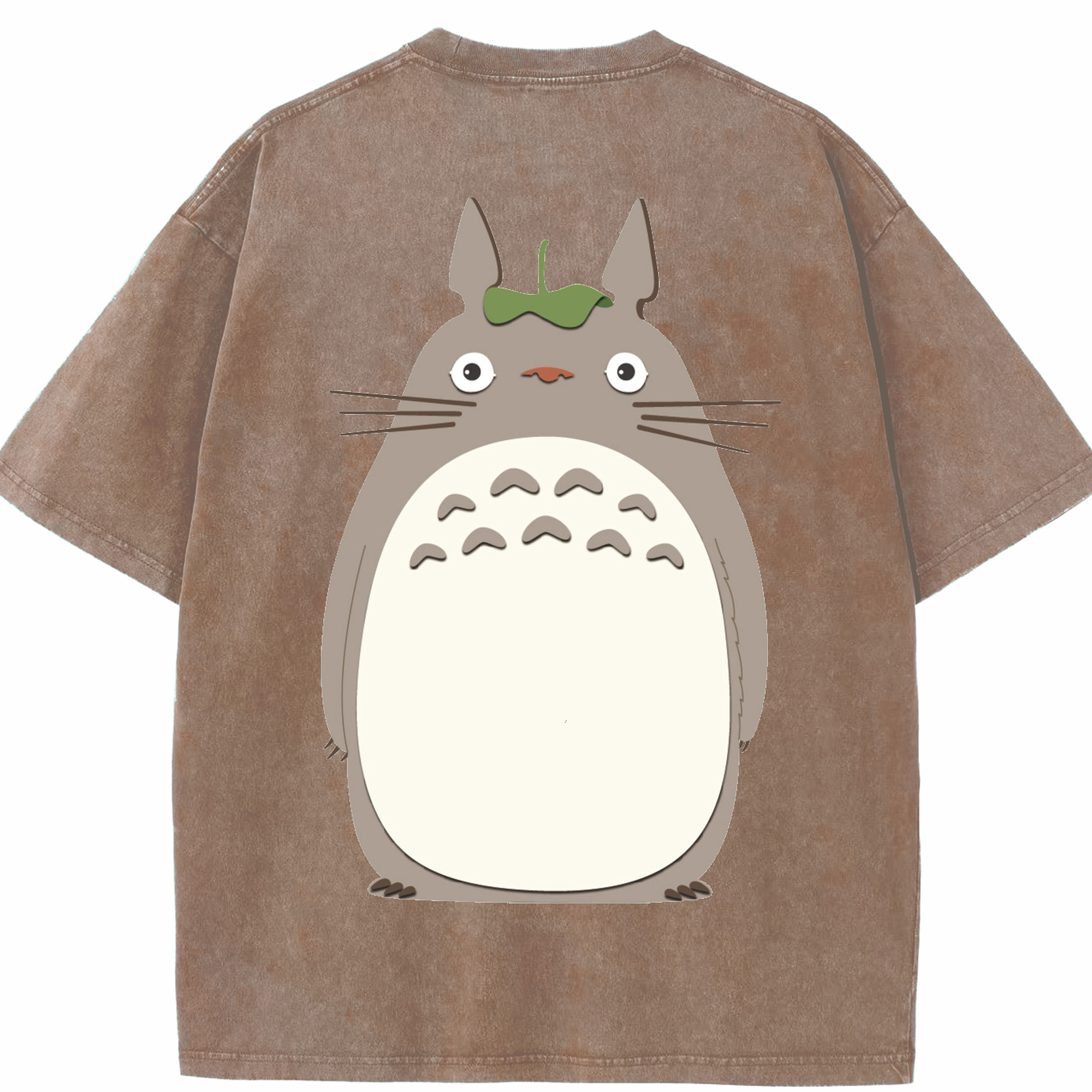 （画像用） となりのトトロ 草壁メイ 草壁サツキ My Neighbor Totoro Satsuki Kusakabe Mei Kusakabe 綿100% ヴィンテージ風 半袖Tシャツ（背面プリント）