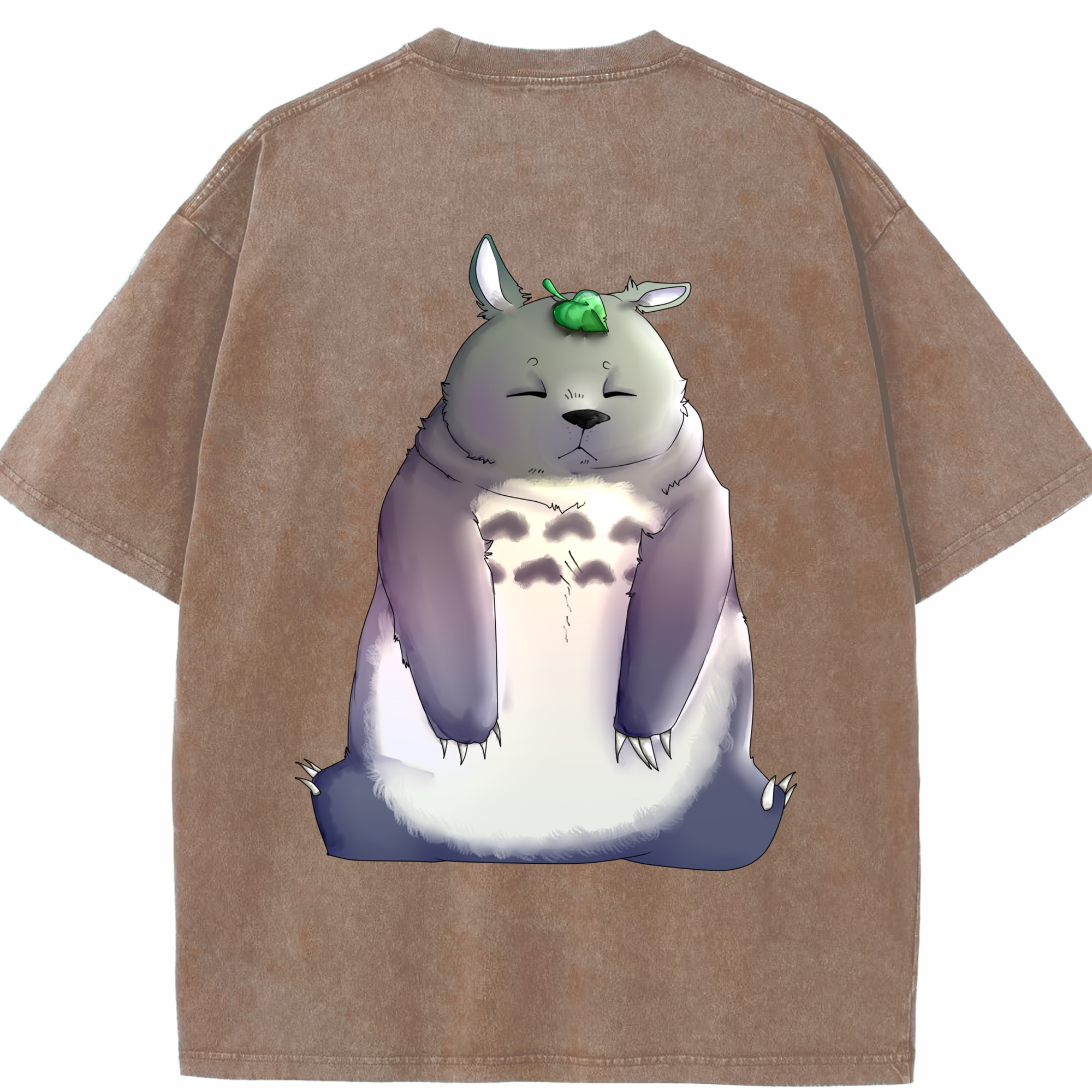 （画像用） となりのトトロ 草壁メイ 草壁サツキ My Neighbor Totoro Satsuki Kusakabe Mei Kusakabe 綿100% ヴィンテージ風 半袖Tシャツ（背面プリント）