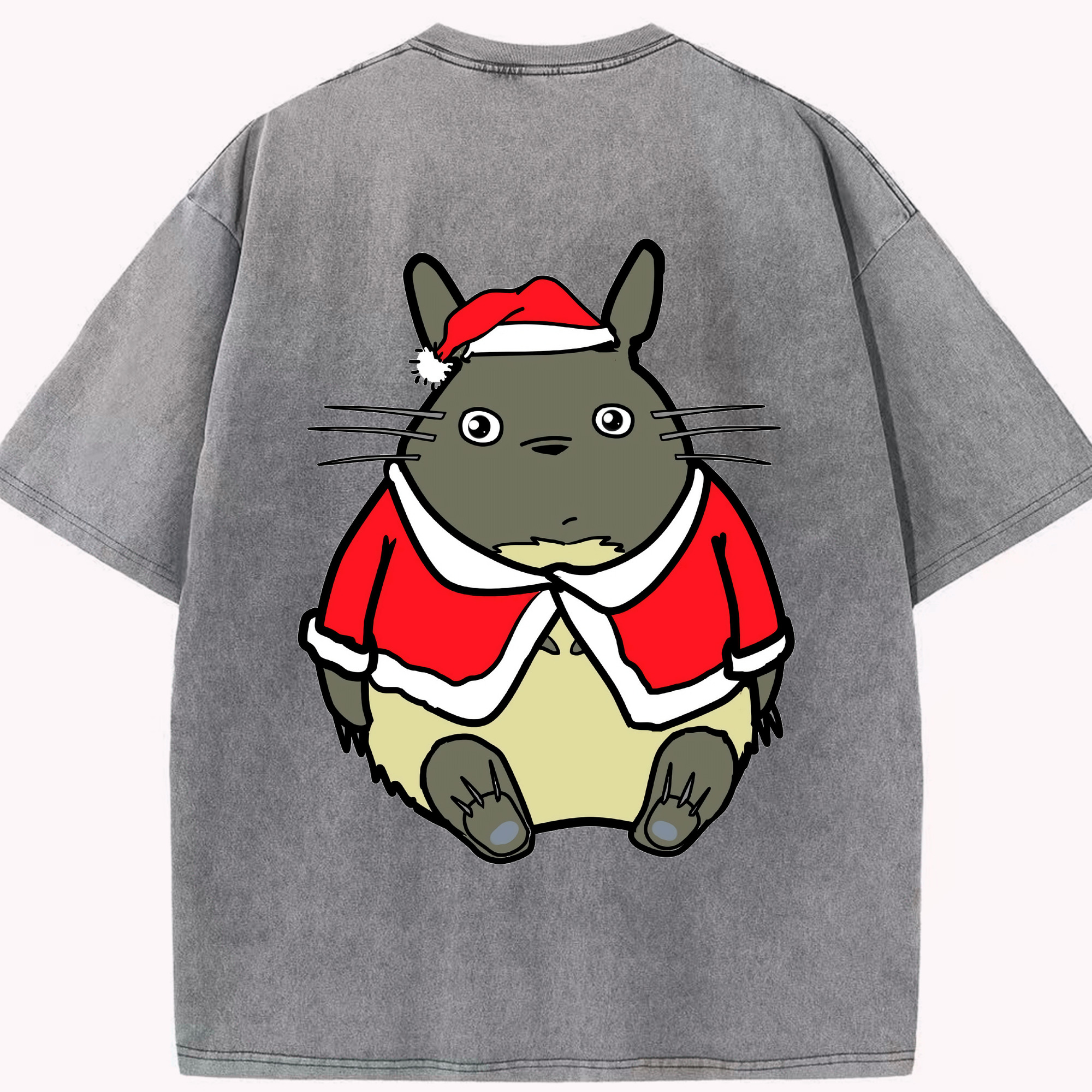 （画像用） となりのトトロ 草壁メイ 草壁サツキ My Neighbor Totoro Satsuki Kusakabe Mei Kusakabe 綿100% ヴィンテージ風 半袖Tシャツ（背面プリント）