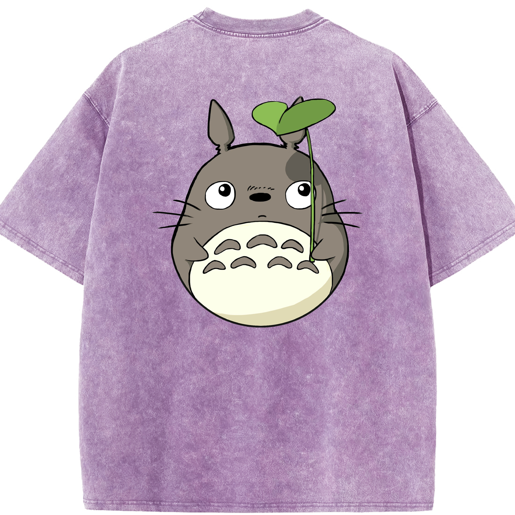 （画像用） となりのトトロ 草壁メイ 草壁サツキ My Neighbor Totoro Satsuki Kusakabe Mei Kusakabe 綿100% ヴィンテージ風 半袖Tシャツ（背面プリント）