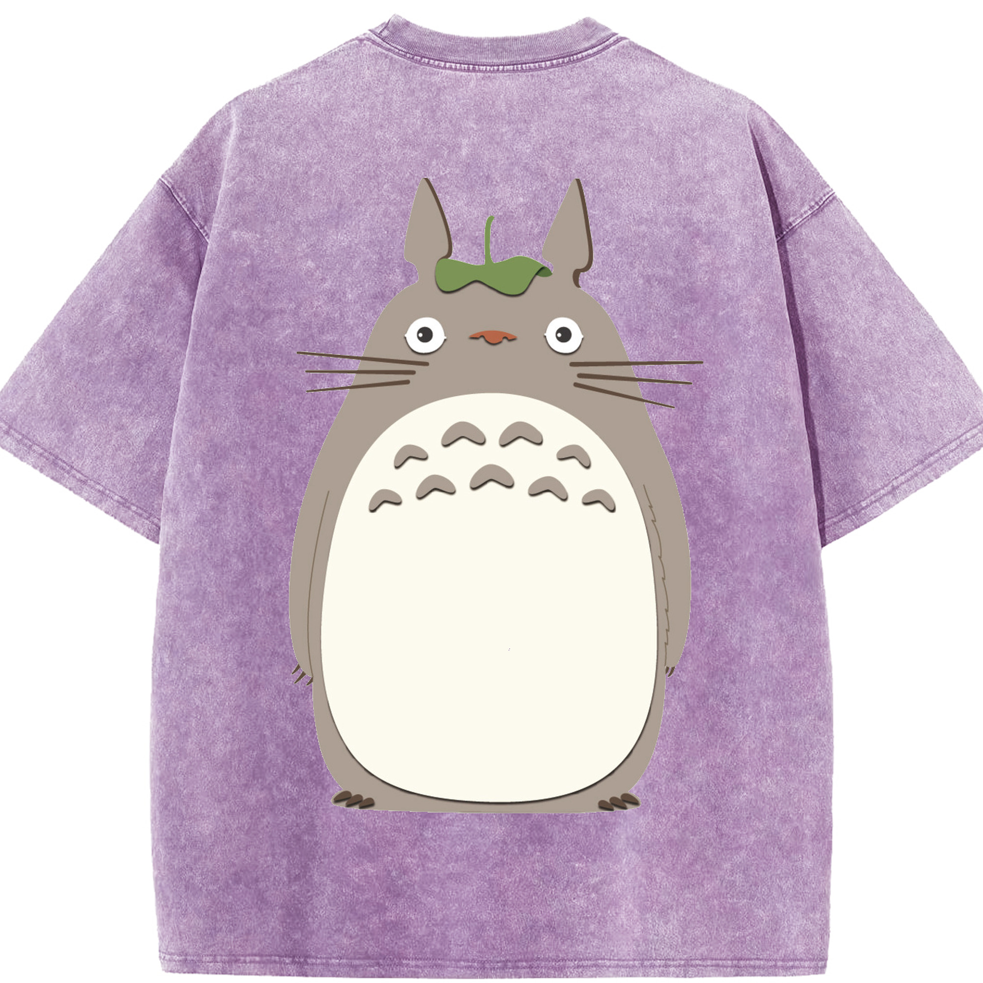 （画像用） となりのトトロ 草壁メイ 草壁サツキ My Neighbor Totoro Satsuki Kusakabe Mei Kusakabe 綿100% ヴィンテージ風 半袖Tシャツ（背面プリント）